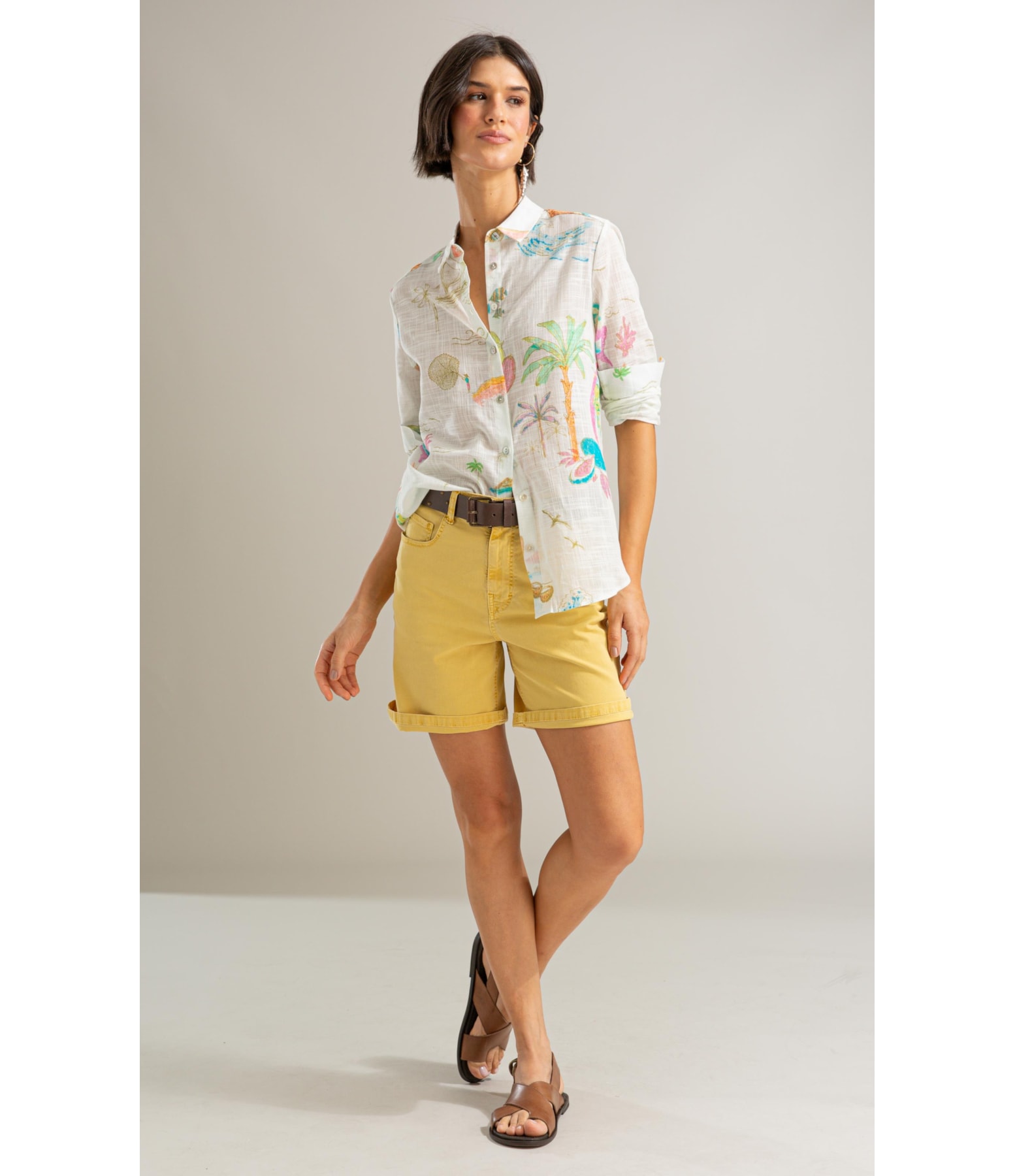 Camisa Sardenha Jangada Algodao Branco