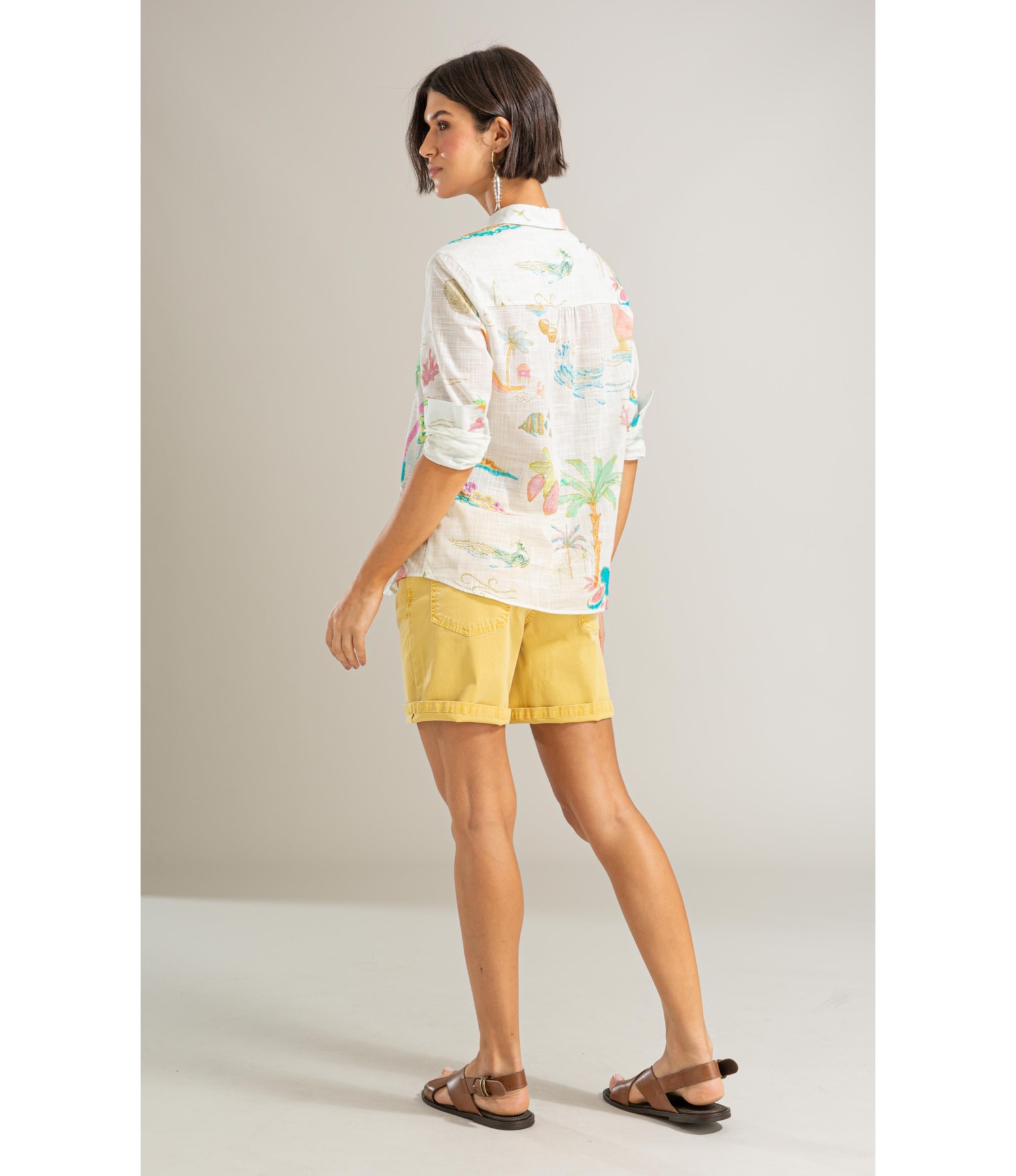 Camisa Sardenha Jangada Algodao Branco