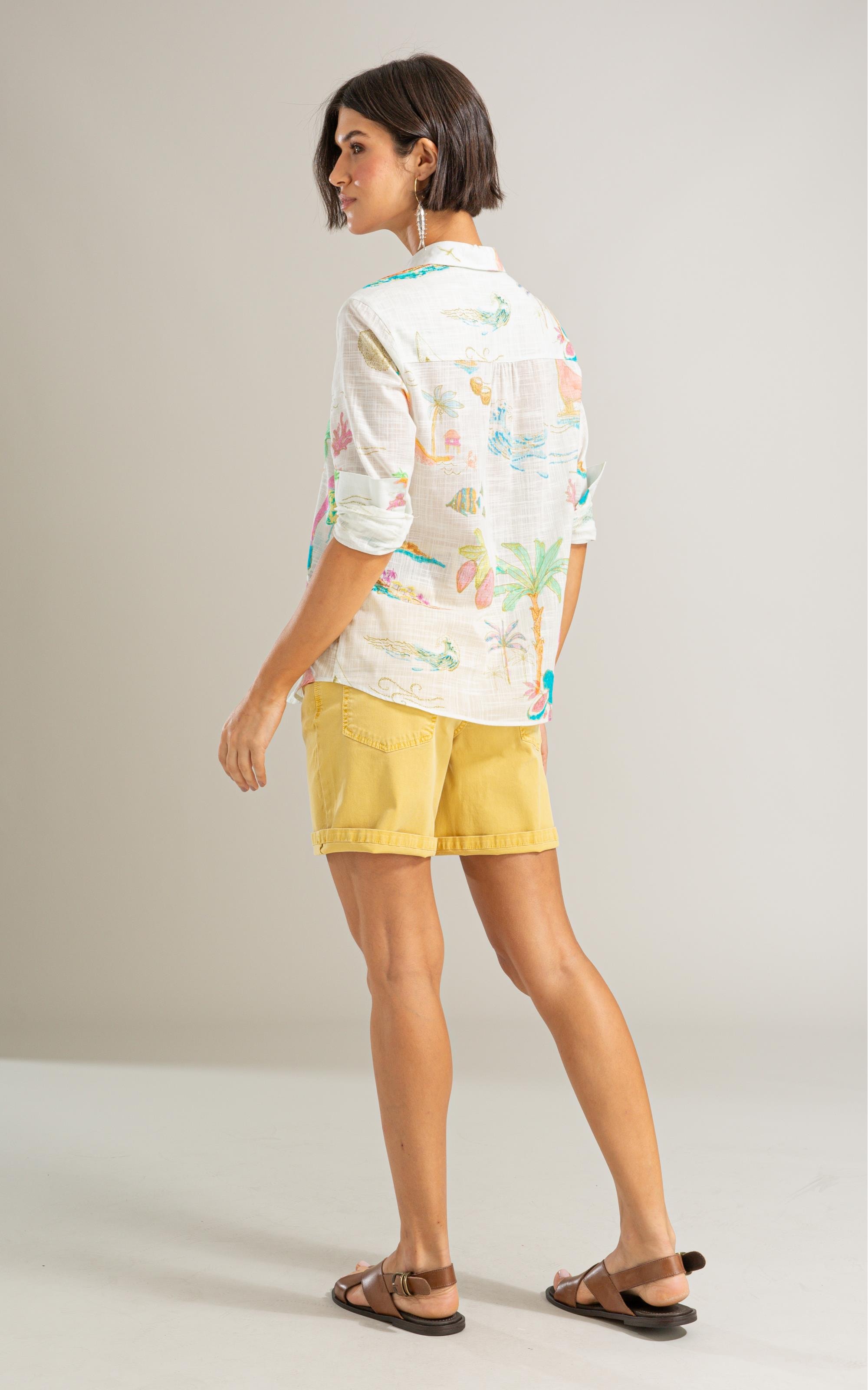 Camisa Sardenha Jangada Algodao Branco