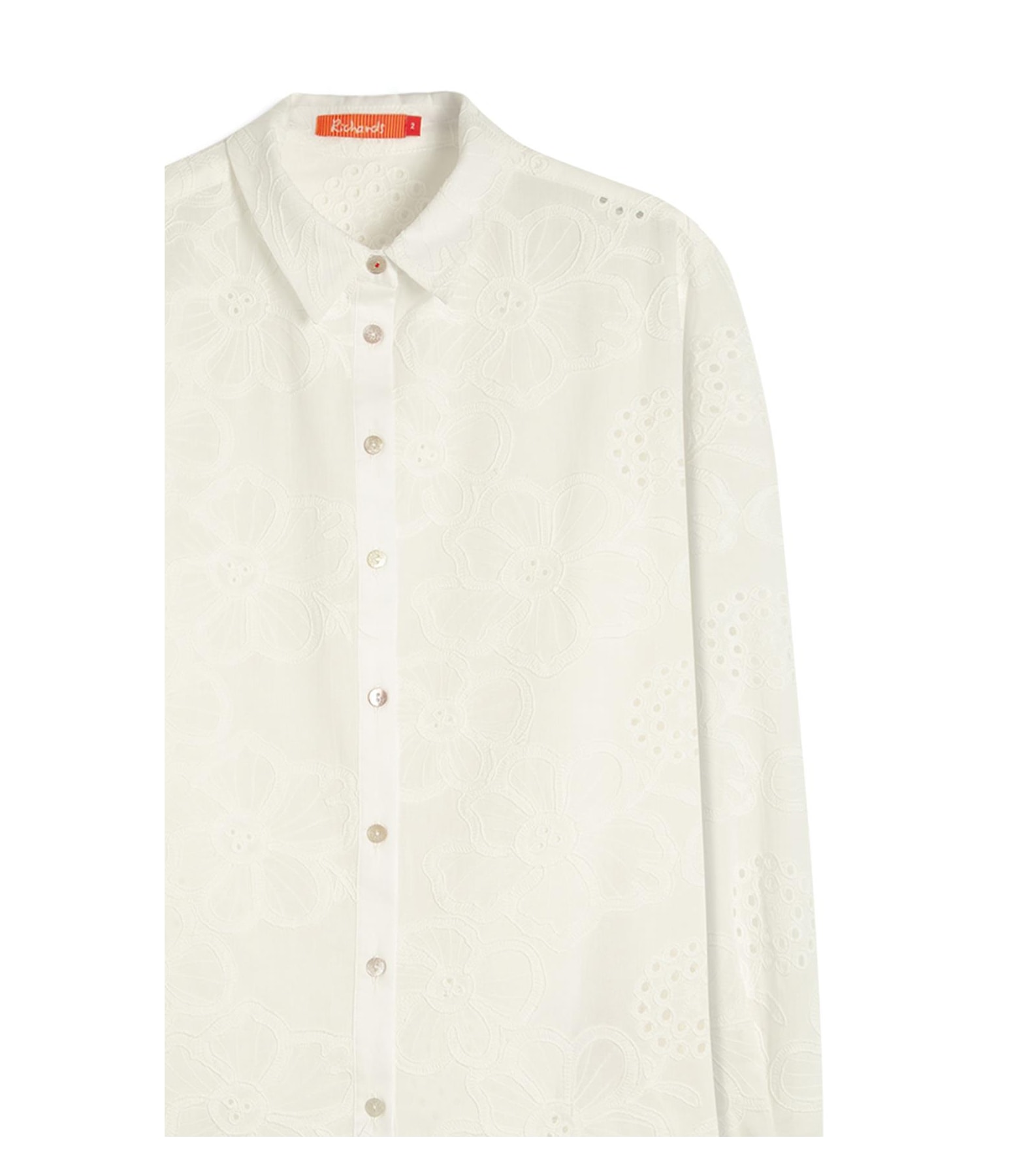 Camisa Sardenha Laise Algodao Branco