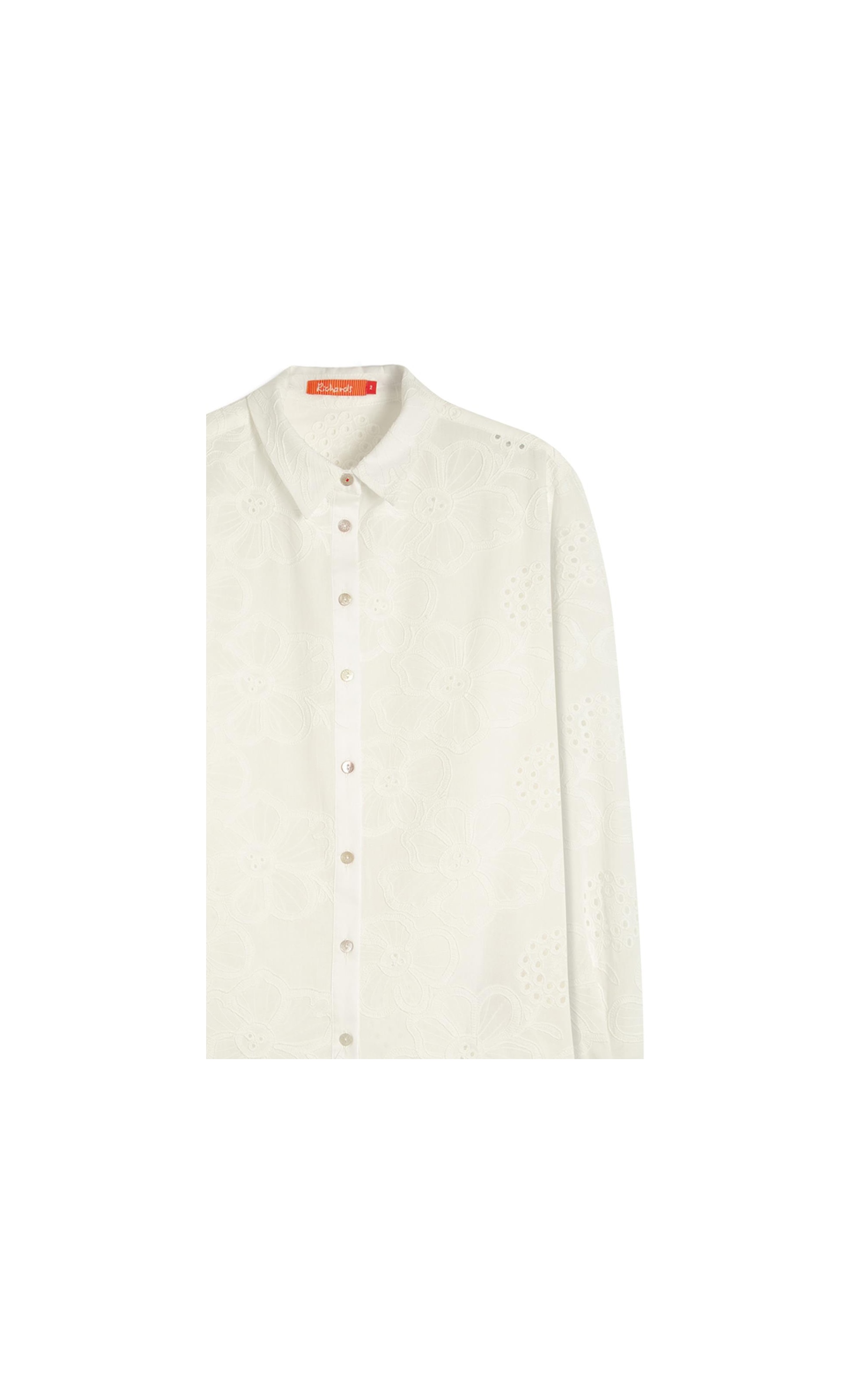 Camisa Sardenha Laise Algodao Branco