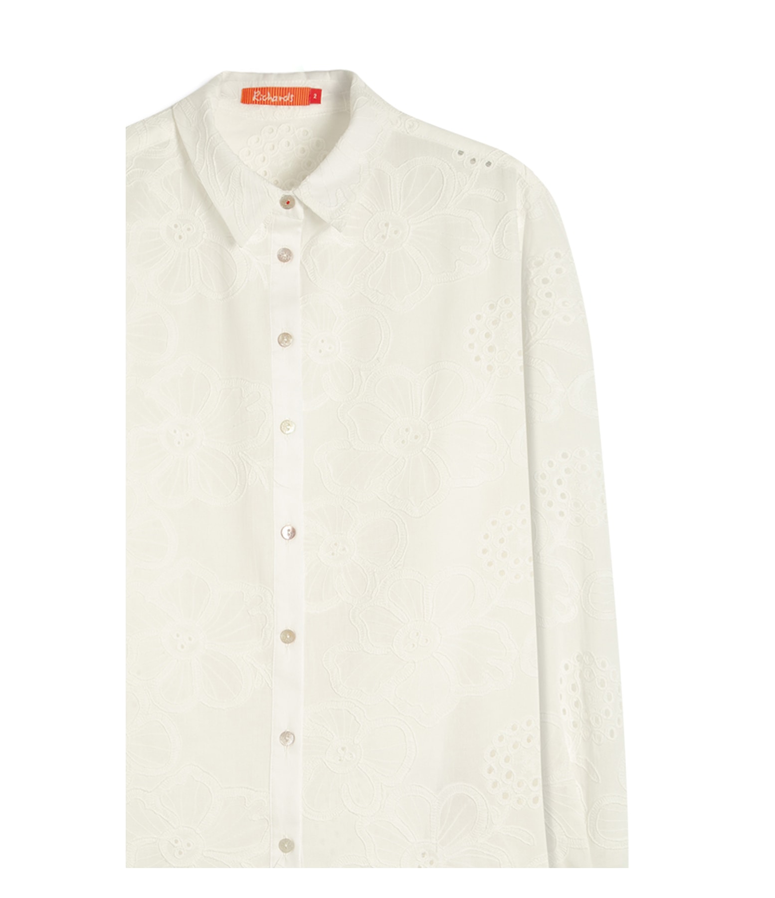 Camisa Sardenha Laise Algodao Branco