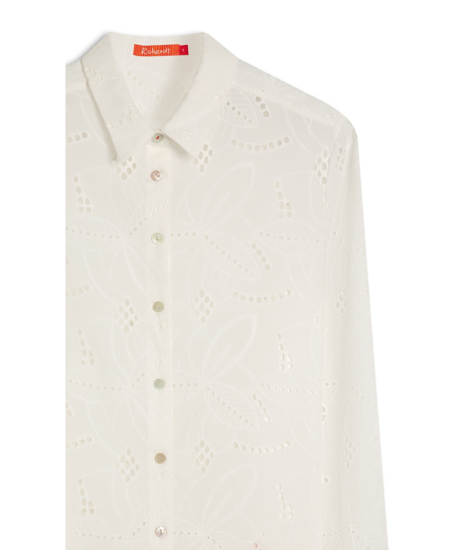 Camisa Sardenha Laise Algodao Off White