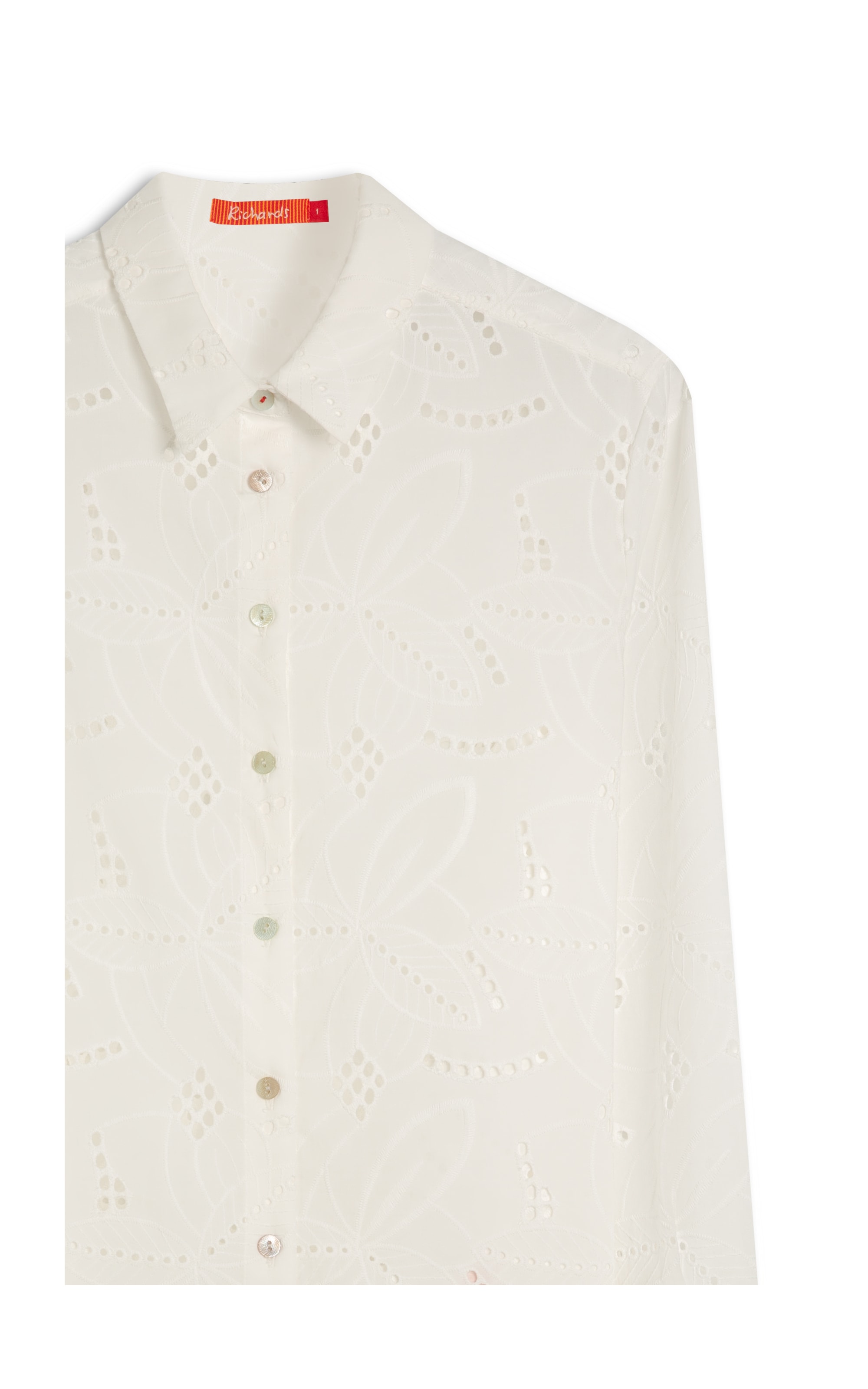 Camisa Sardenha Laise Algodao Off White