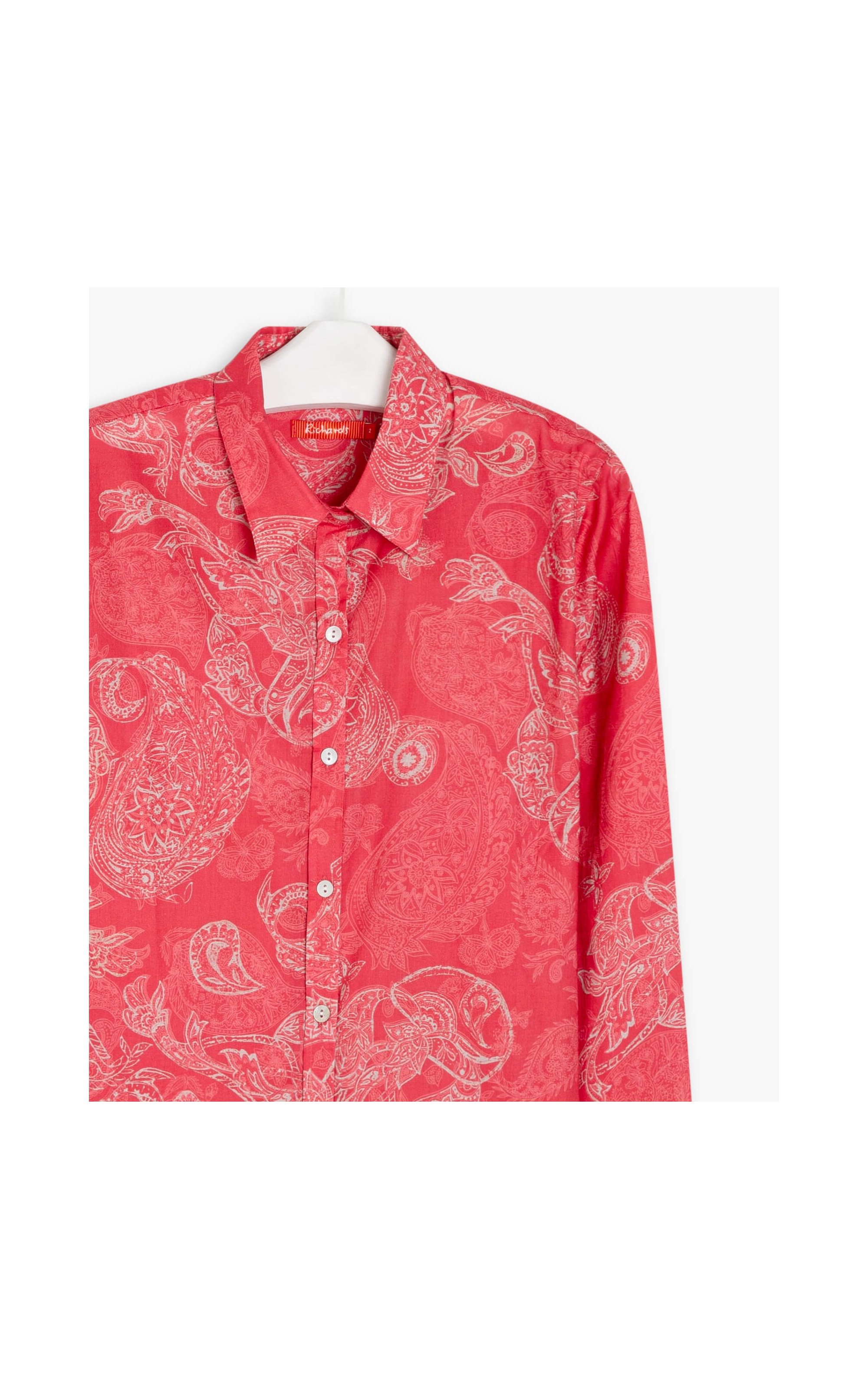 Camisa Sardenha Paisley Cb Voil de Alg Maravilha
