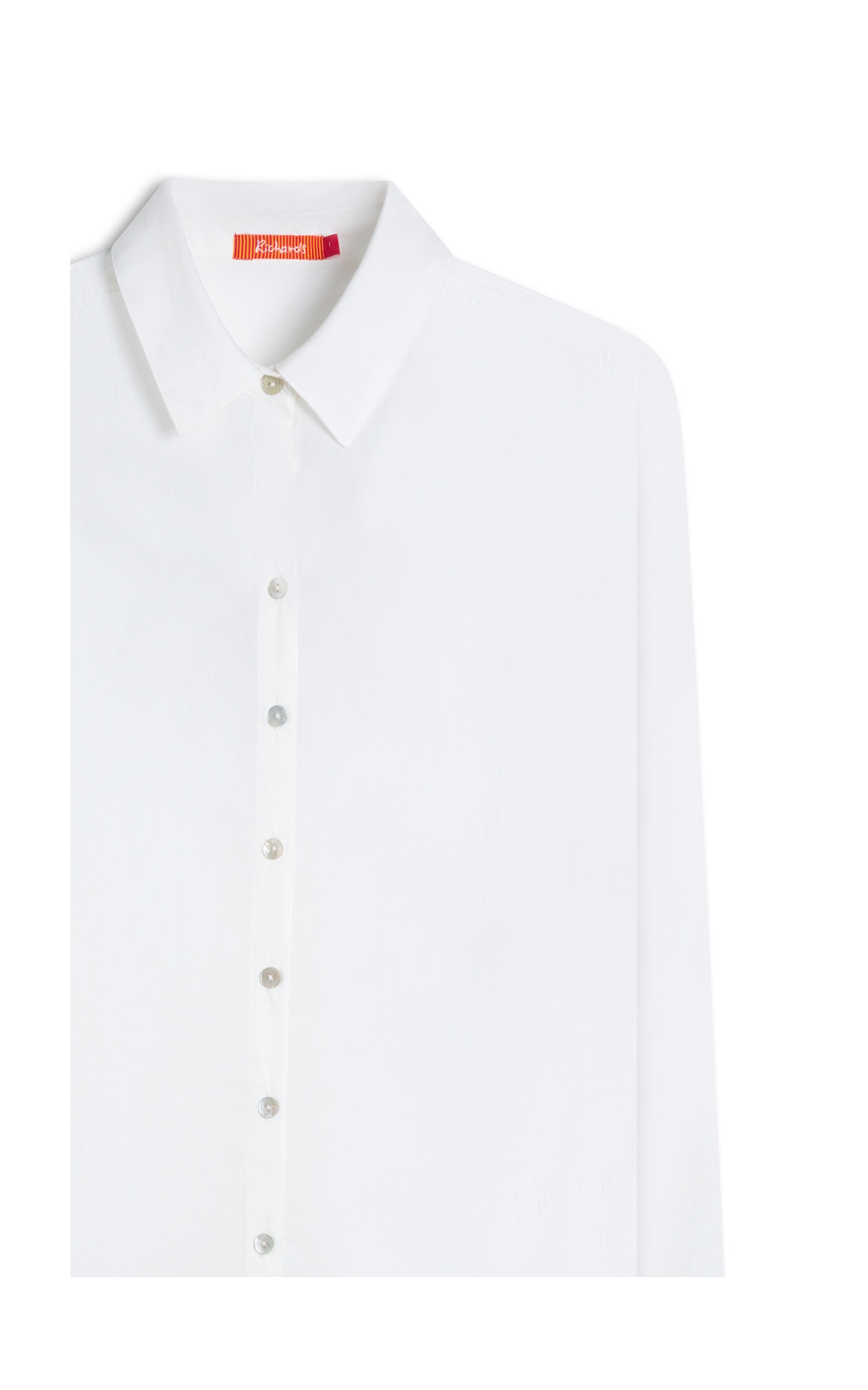 Camisa Sardenha Palm Algodão Off White