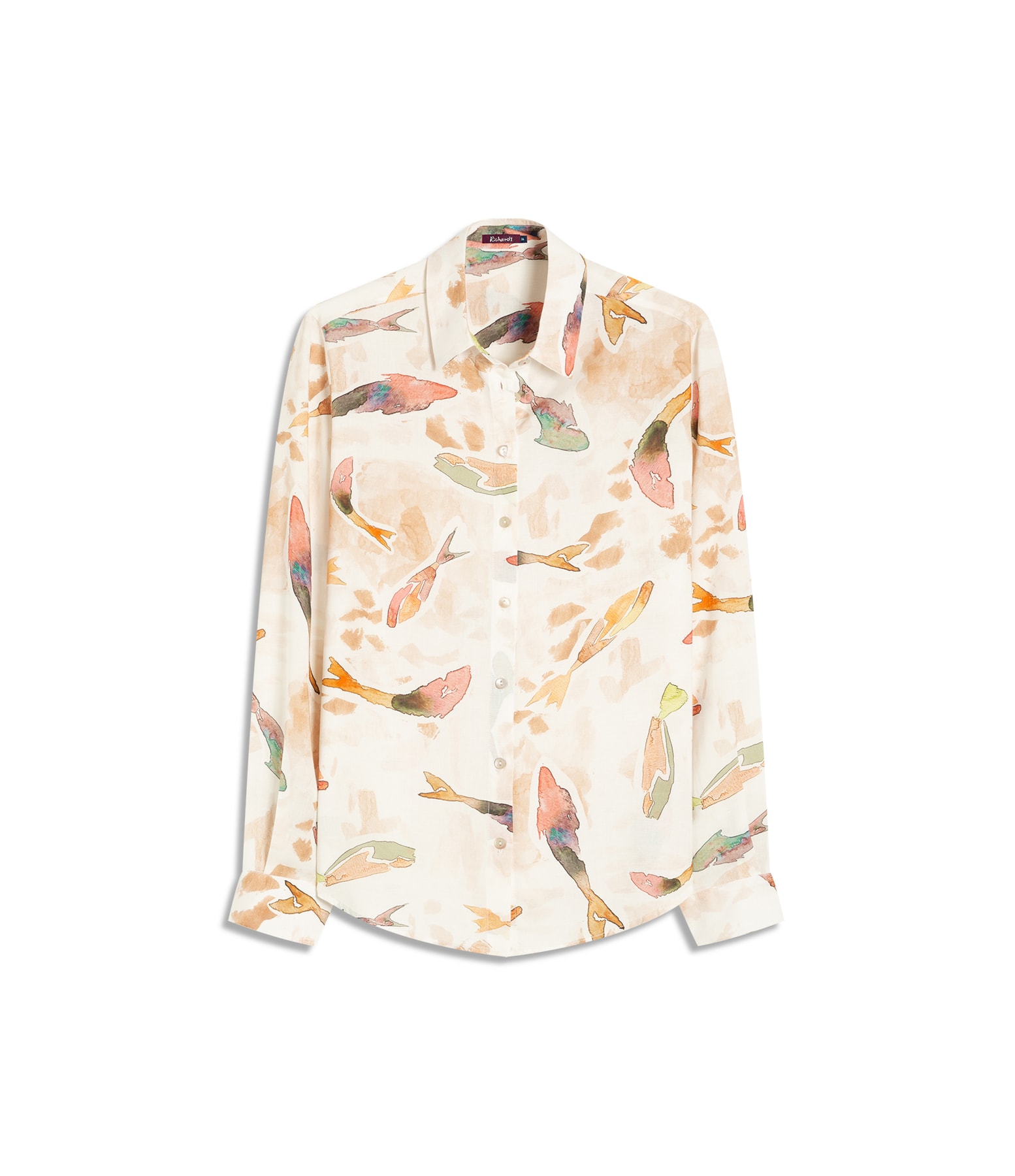 Camisa Sardenha Pesce Linho Blend Terra