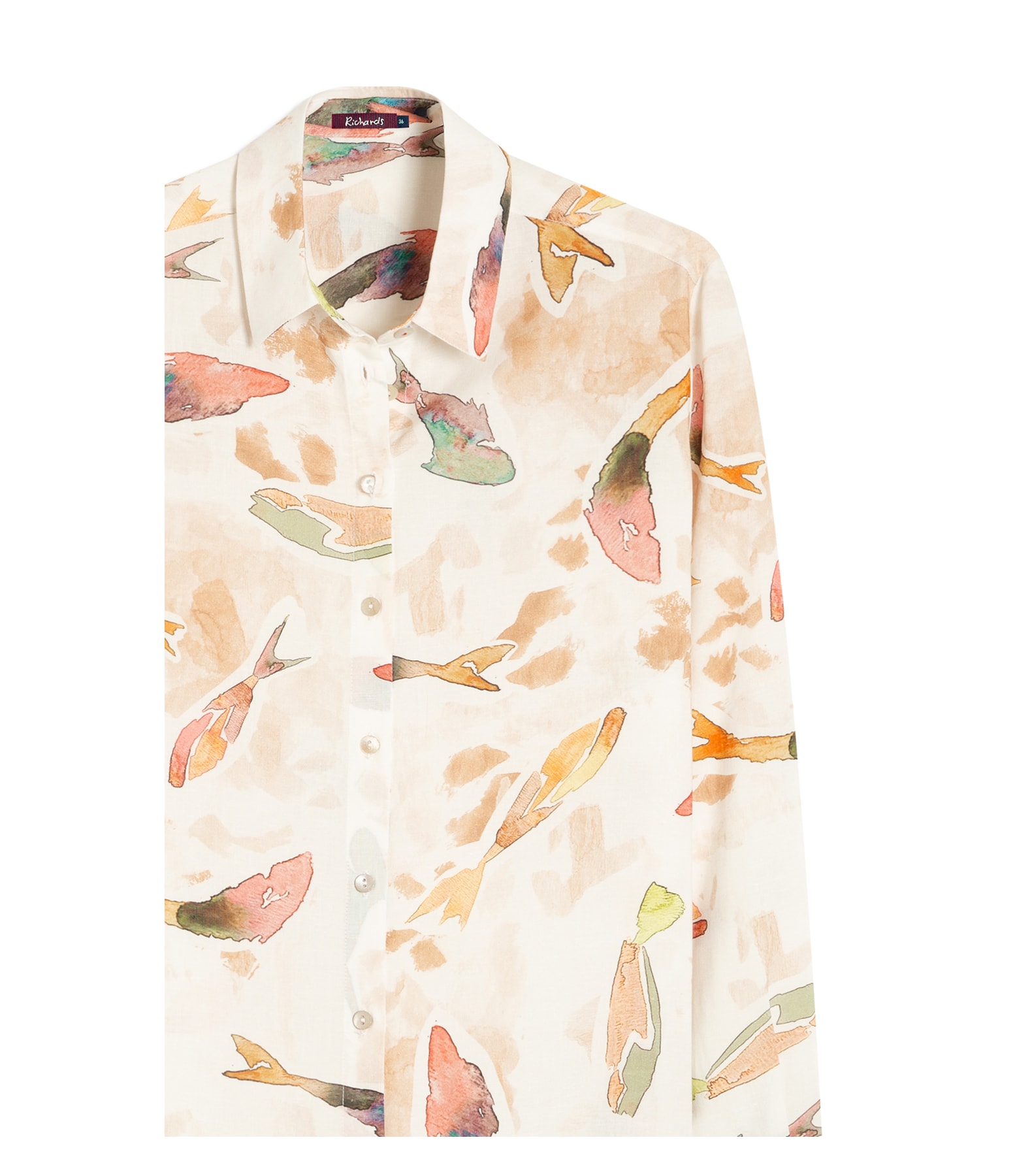 Camisa Sardenha Pesce Linho Blend Terra