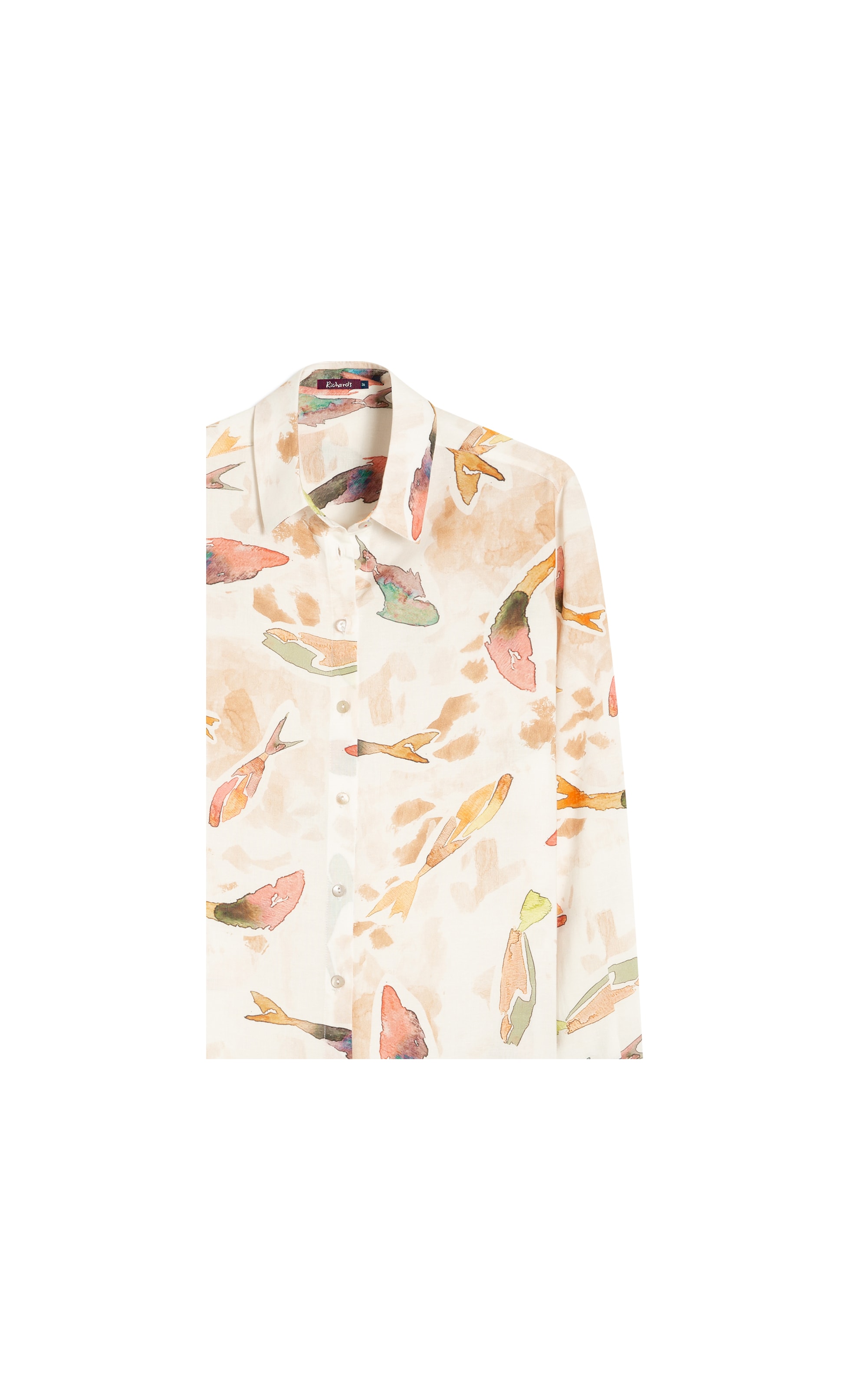 Camisa Sardenha Pesce Linho Blend Terra