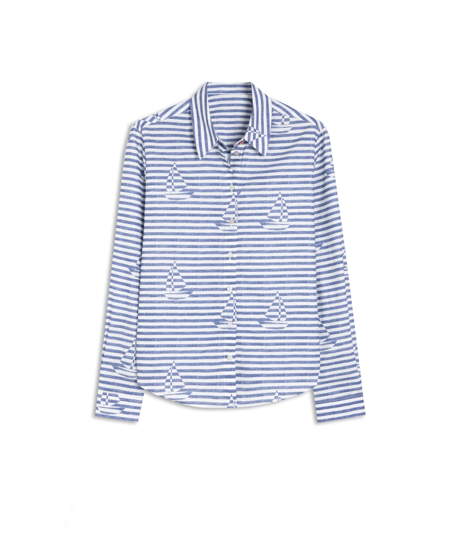 Camisa Sardenha Sailer Stripes Algodao Marinho