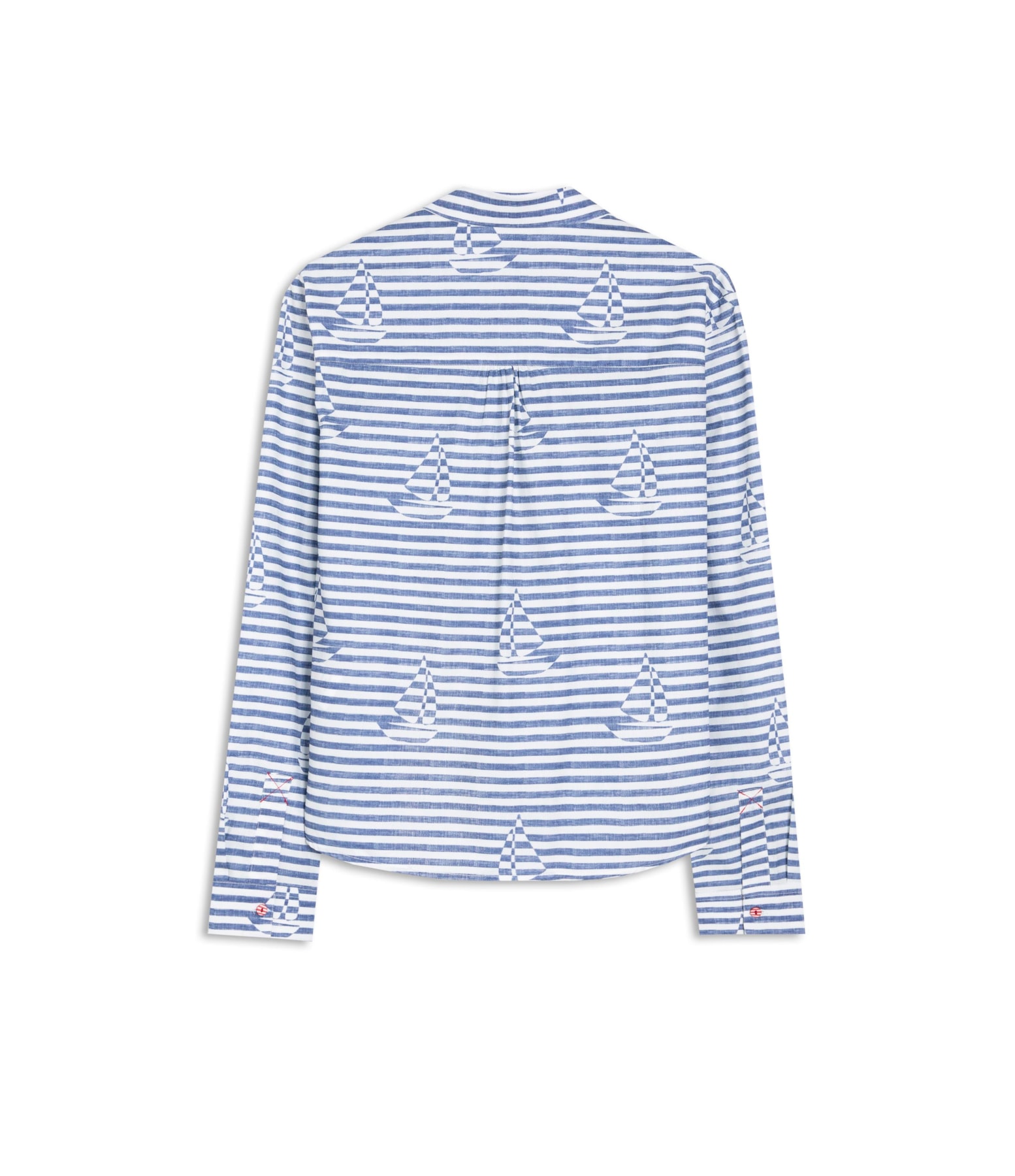 Camisa Sardenha Sailer Stripes Algodao Marinho
