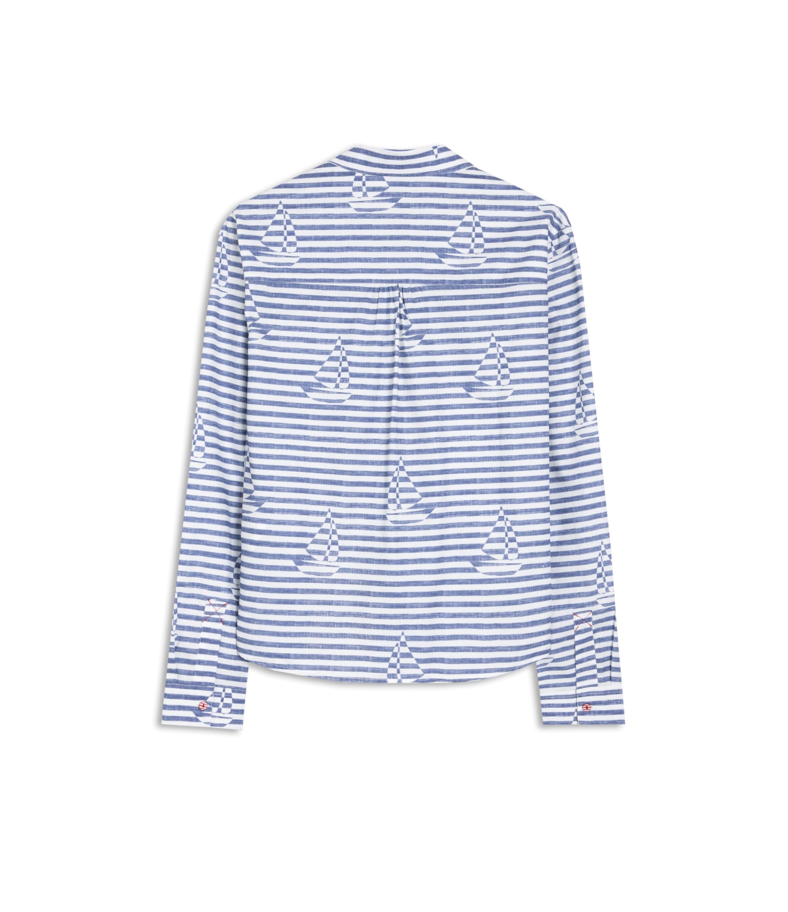 Camisa Sardenha Sailer Stripes Algodao Marinho