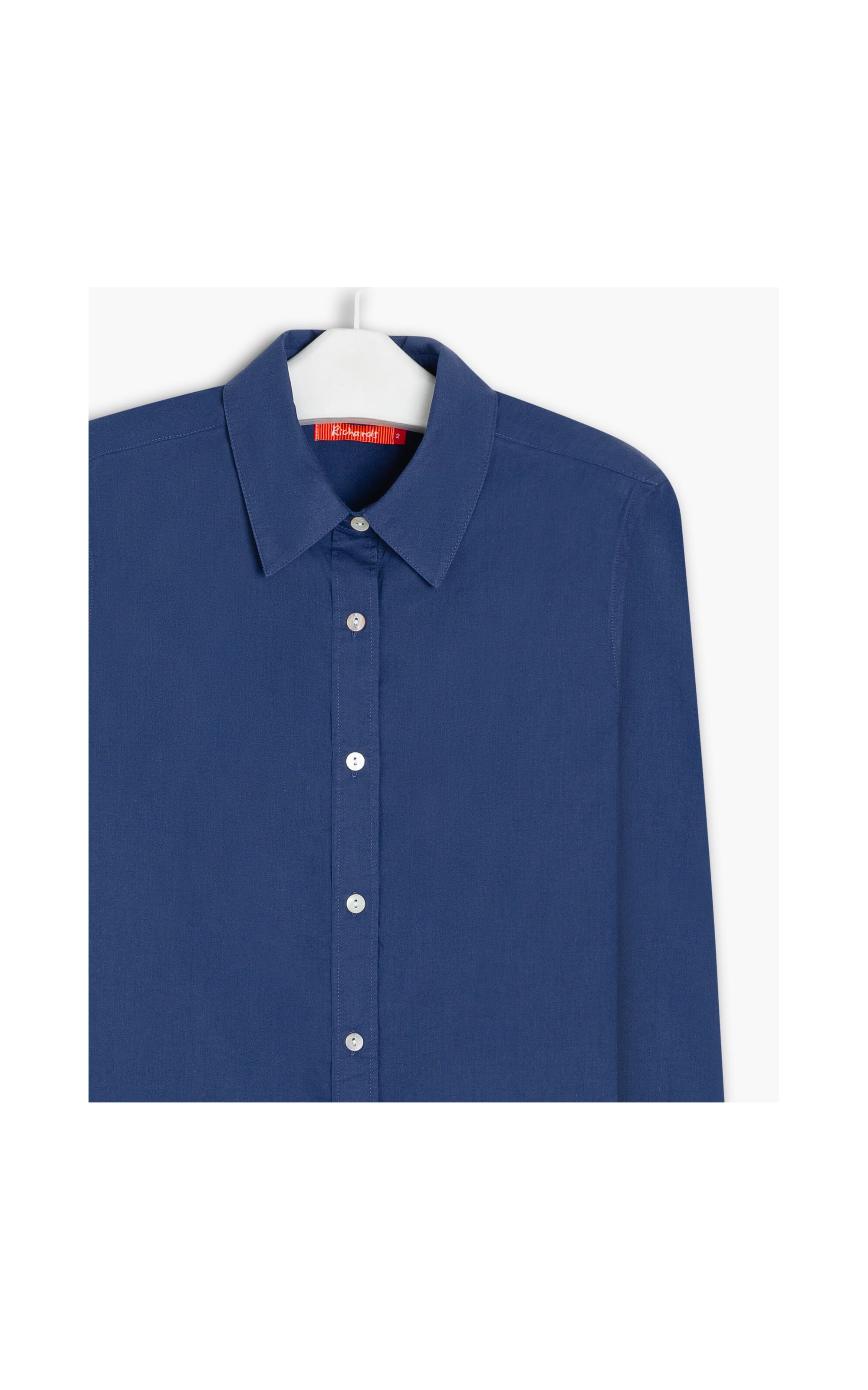 Camisa Sardenha Voil de Algodão Liso Hortencia
