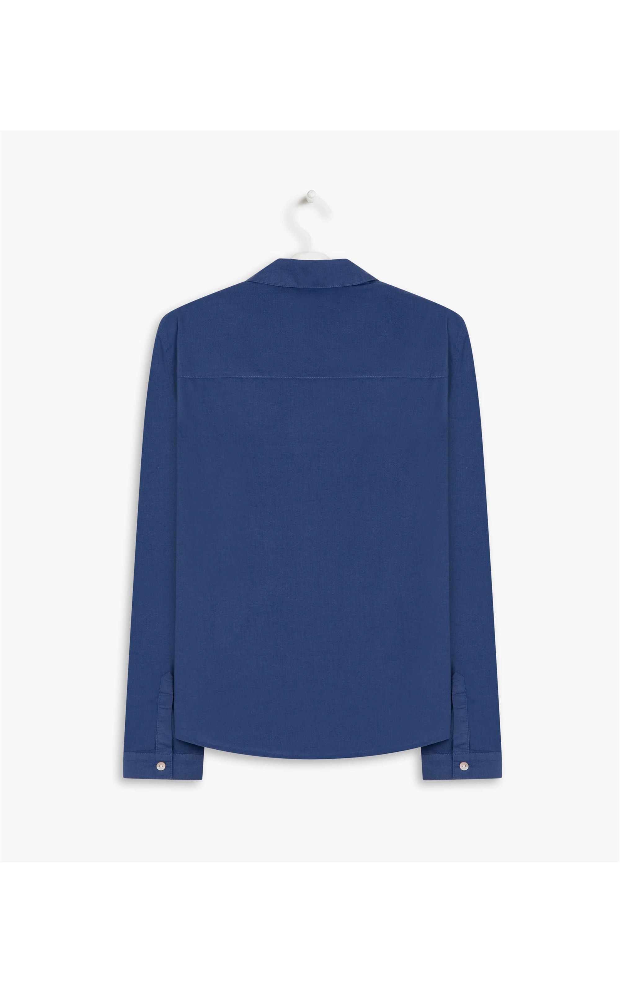 Camisa Sardenha Voil de Algodão Liso Hortencia