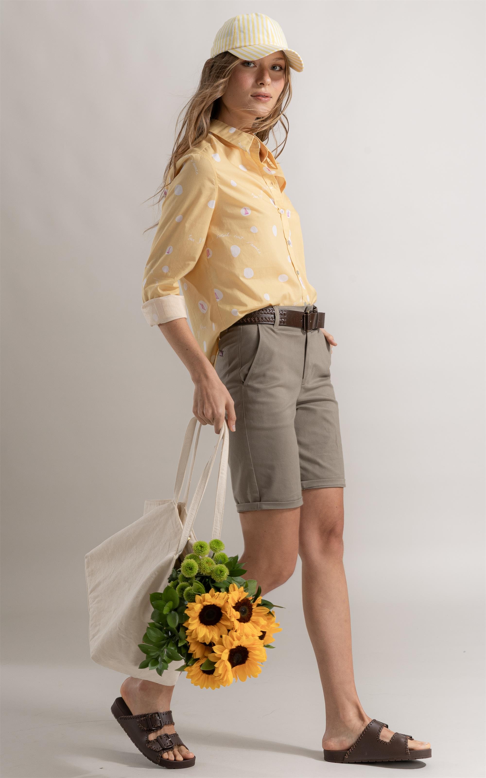 Camisa Sardênia Bubbles Amarelo