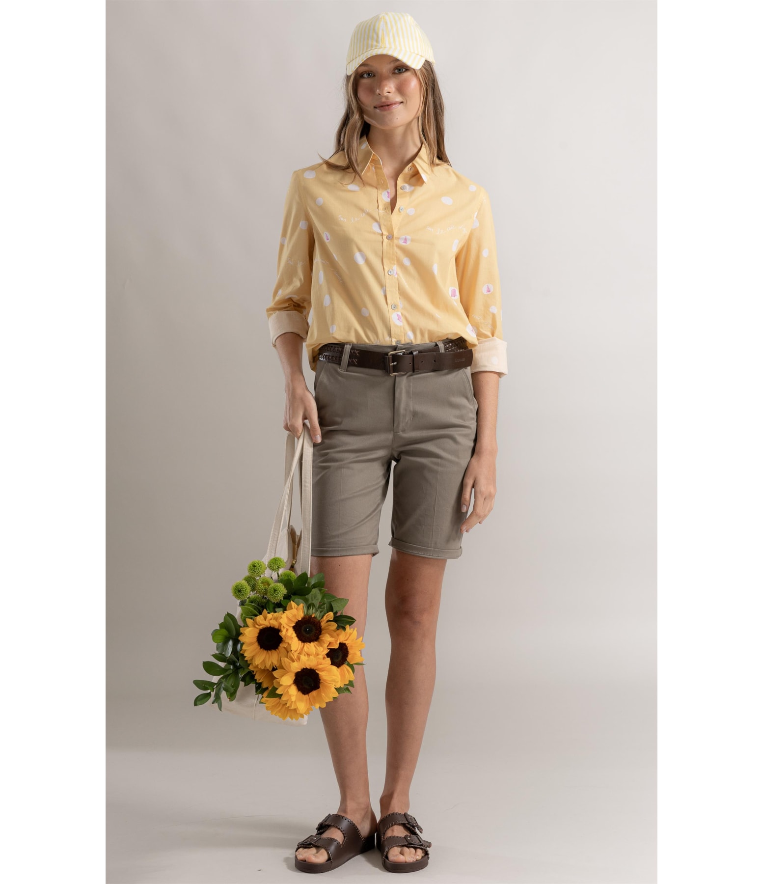 Camisa Sardênia Bubbles Amarelo