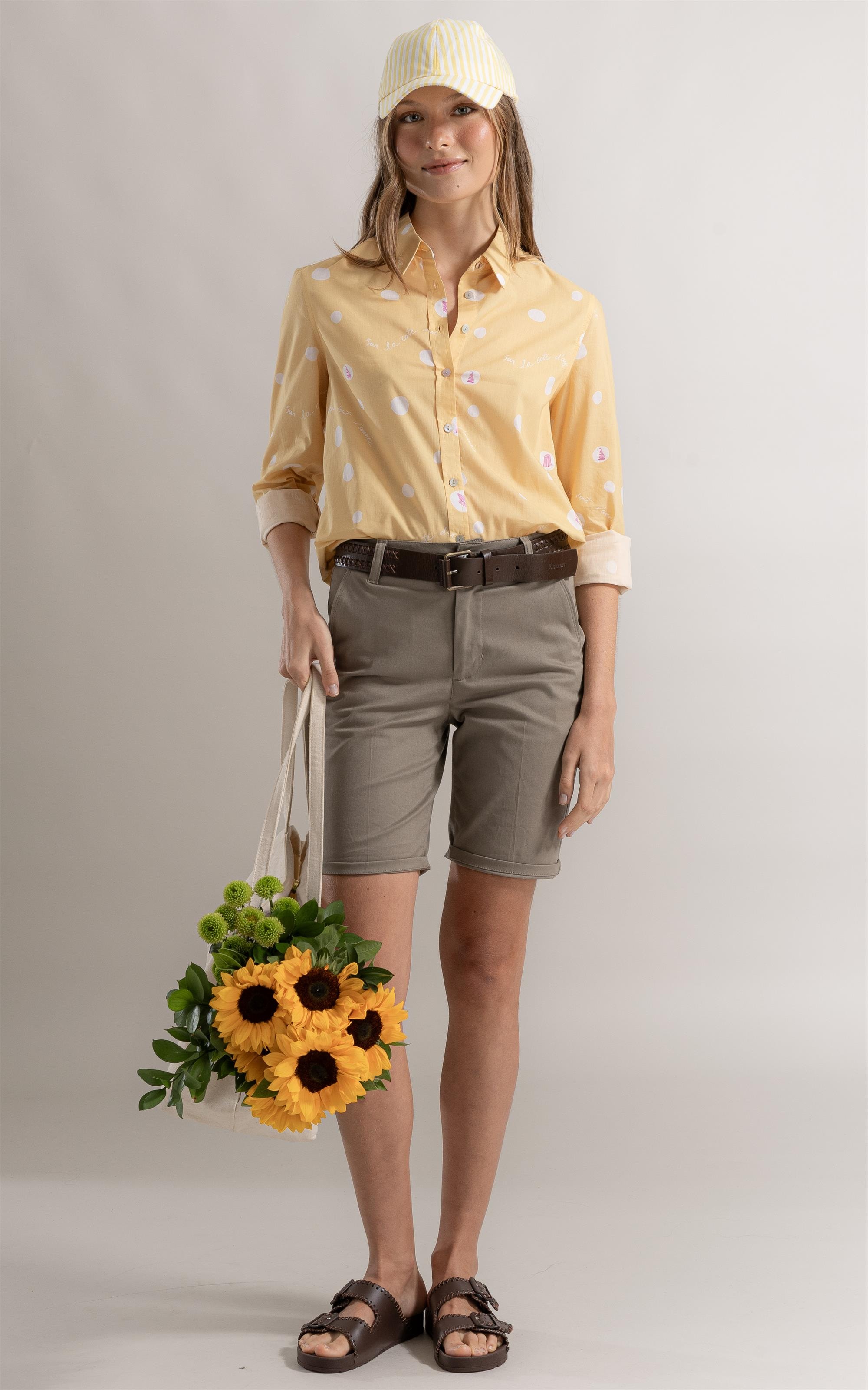 Camisa Sardênia Bubbles Amarelo