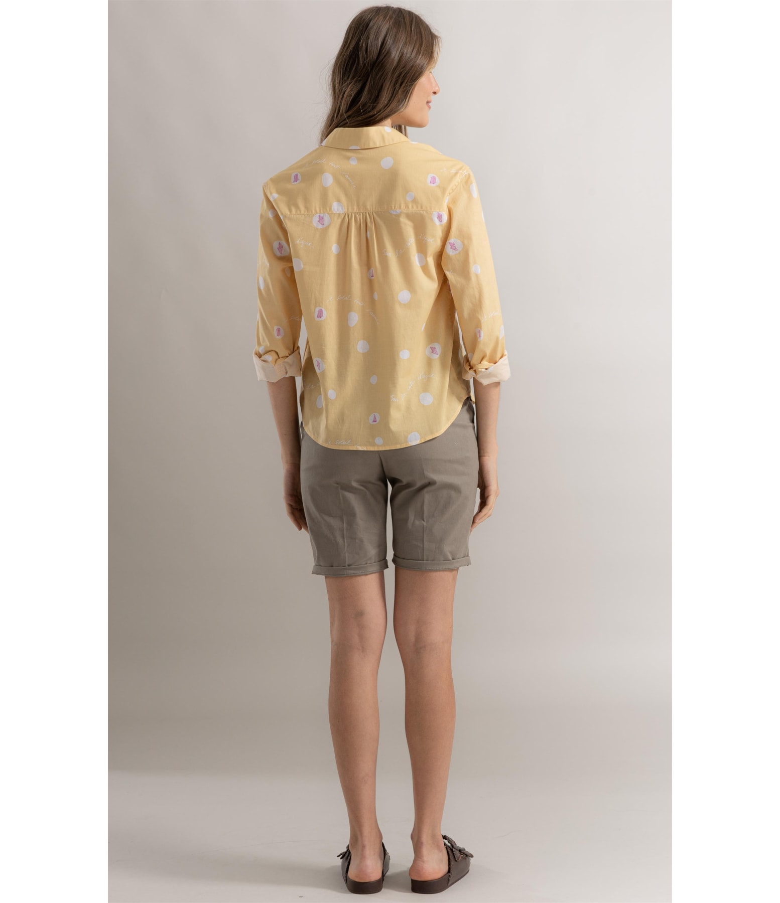 Camisa Sardênia Bubbles Amarelo