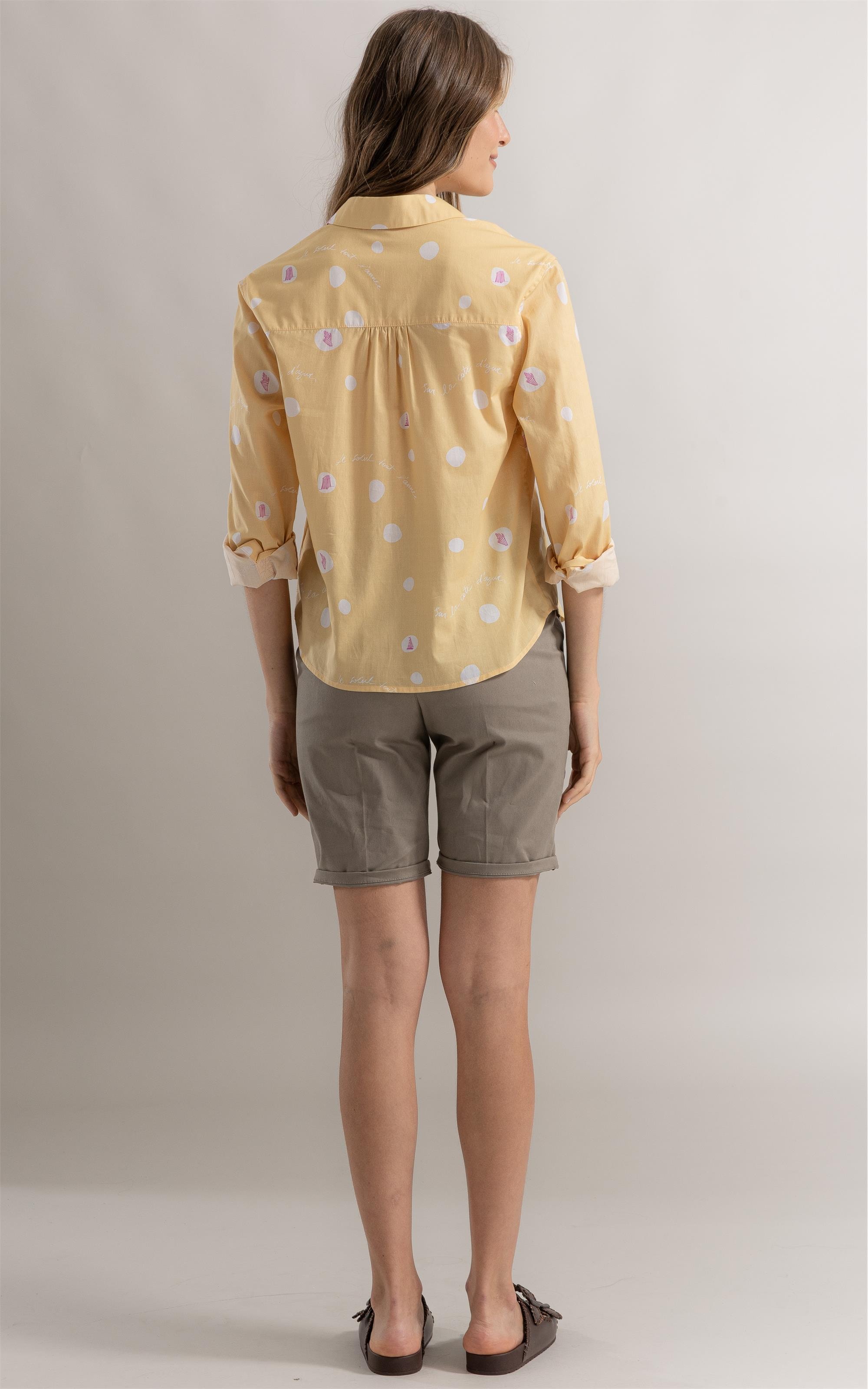 Camisa Sardênia Bubbles Amarelo