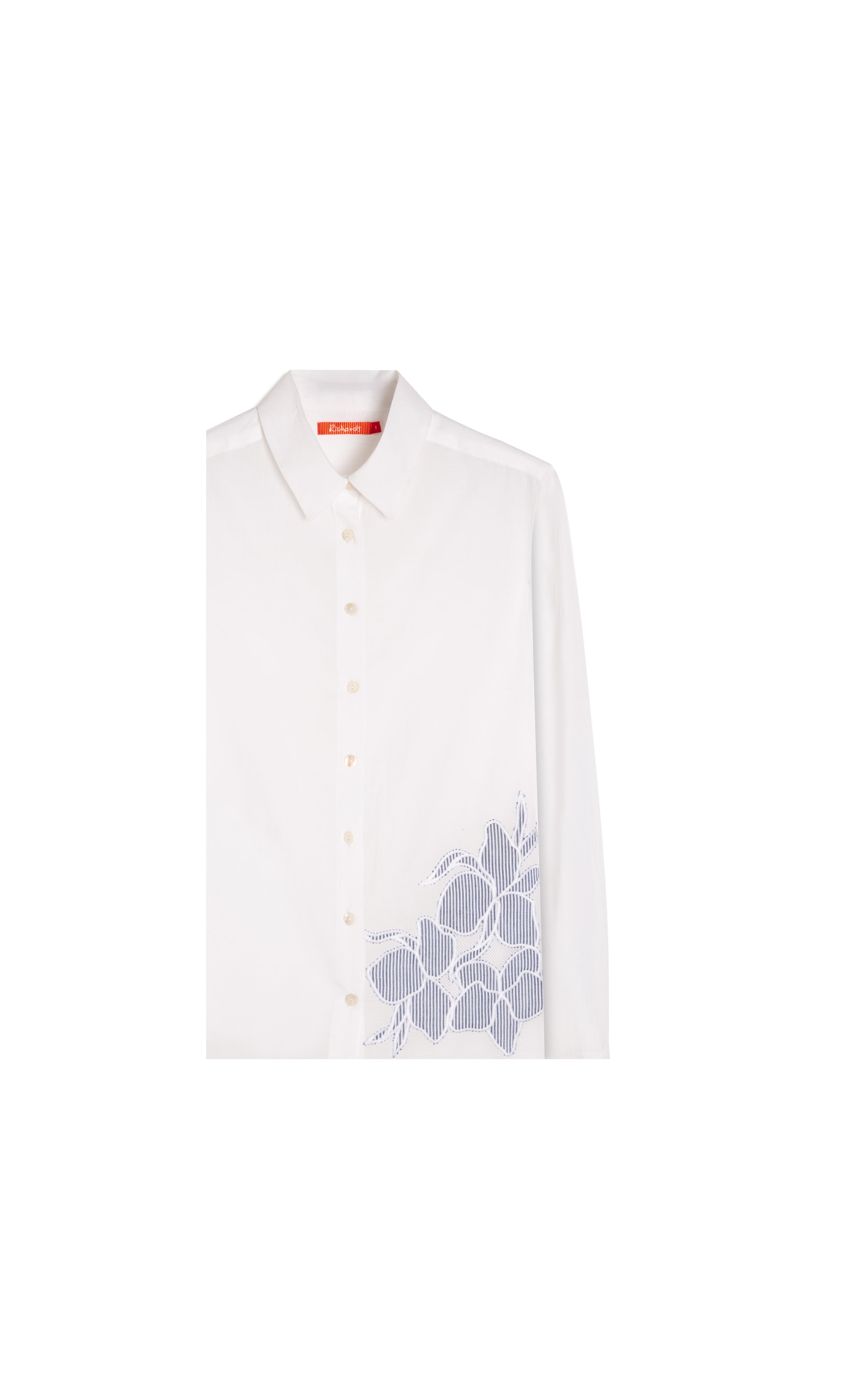 Camisa Sardênia Flores Off White