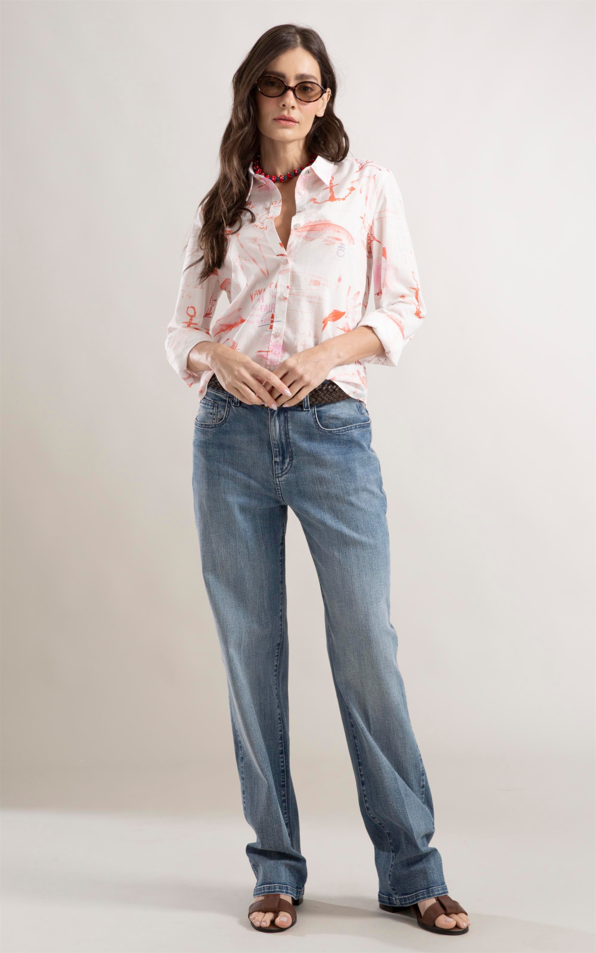 Camisa Sardênia Naviguer Vermelho