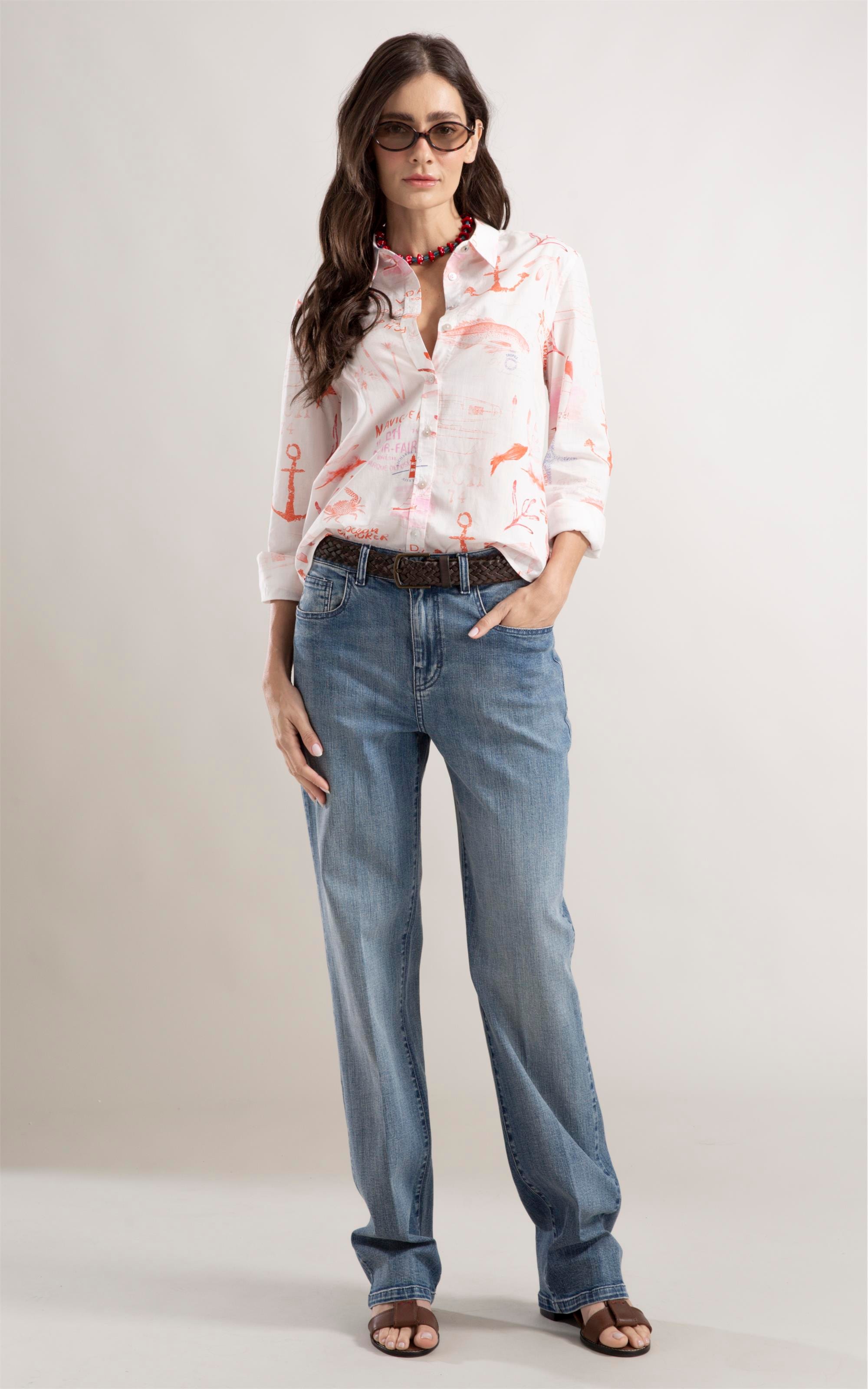 Camisa Sardênia Naviguer Vermelho