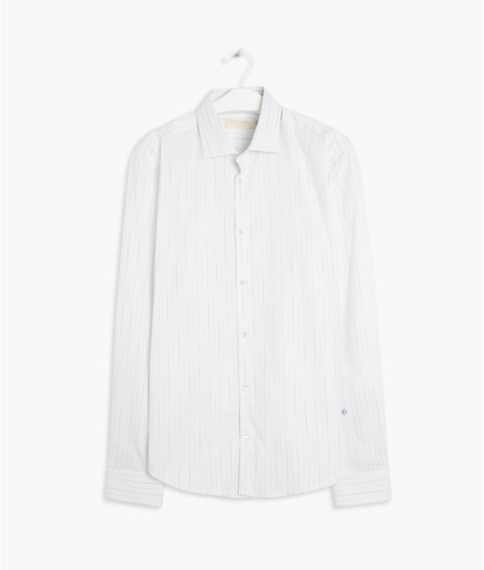 Camisa Seul Listrada Ml Azul Bic