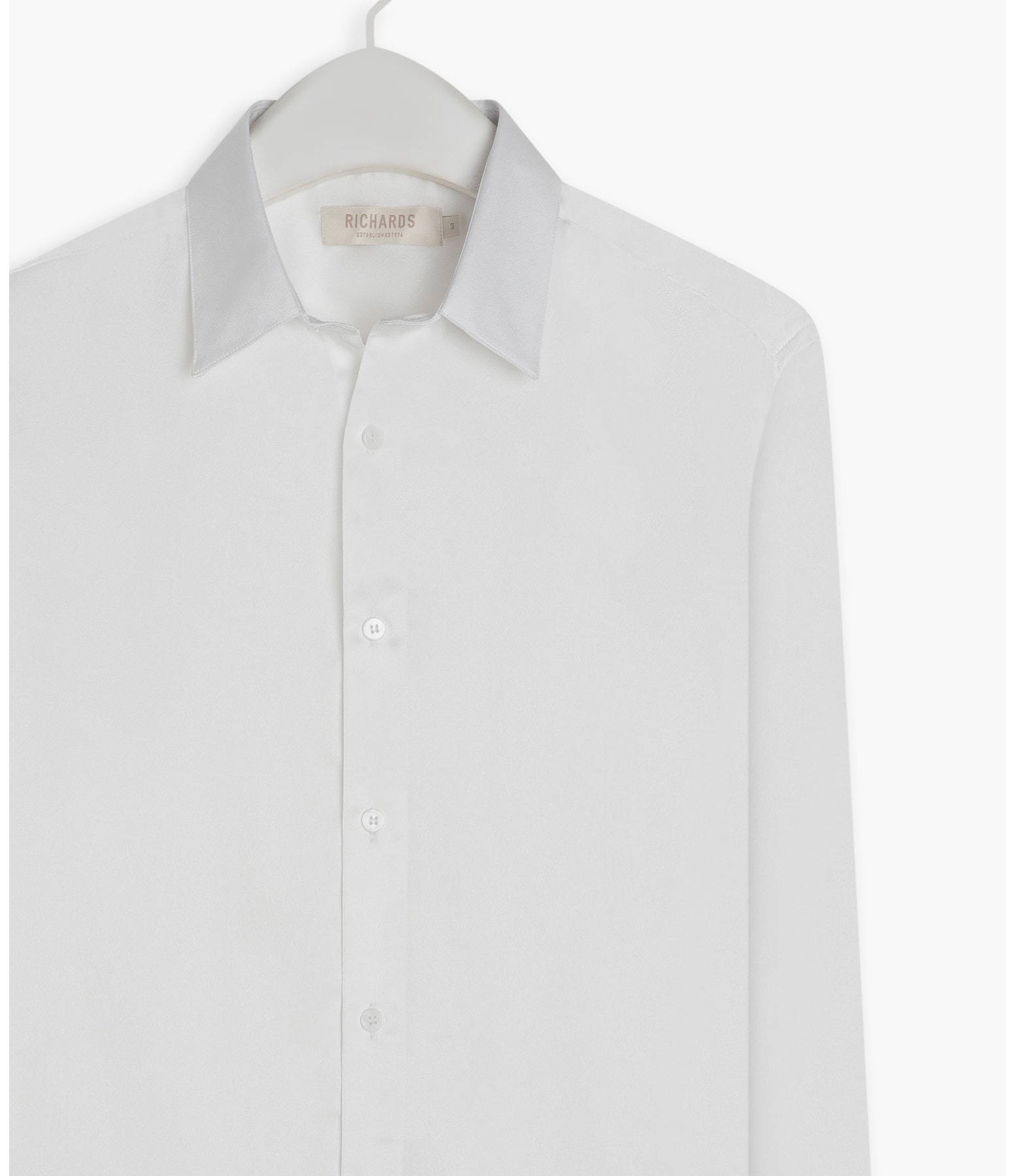 Camisa Sian Liso Ml Branco