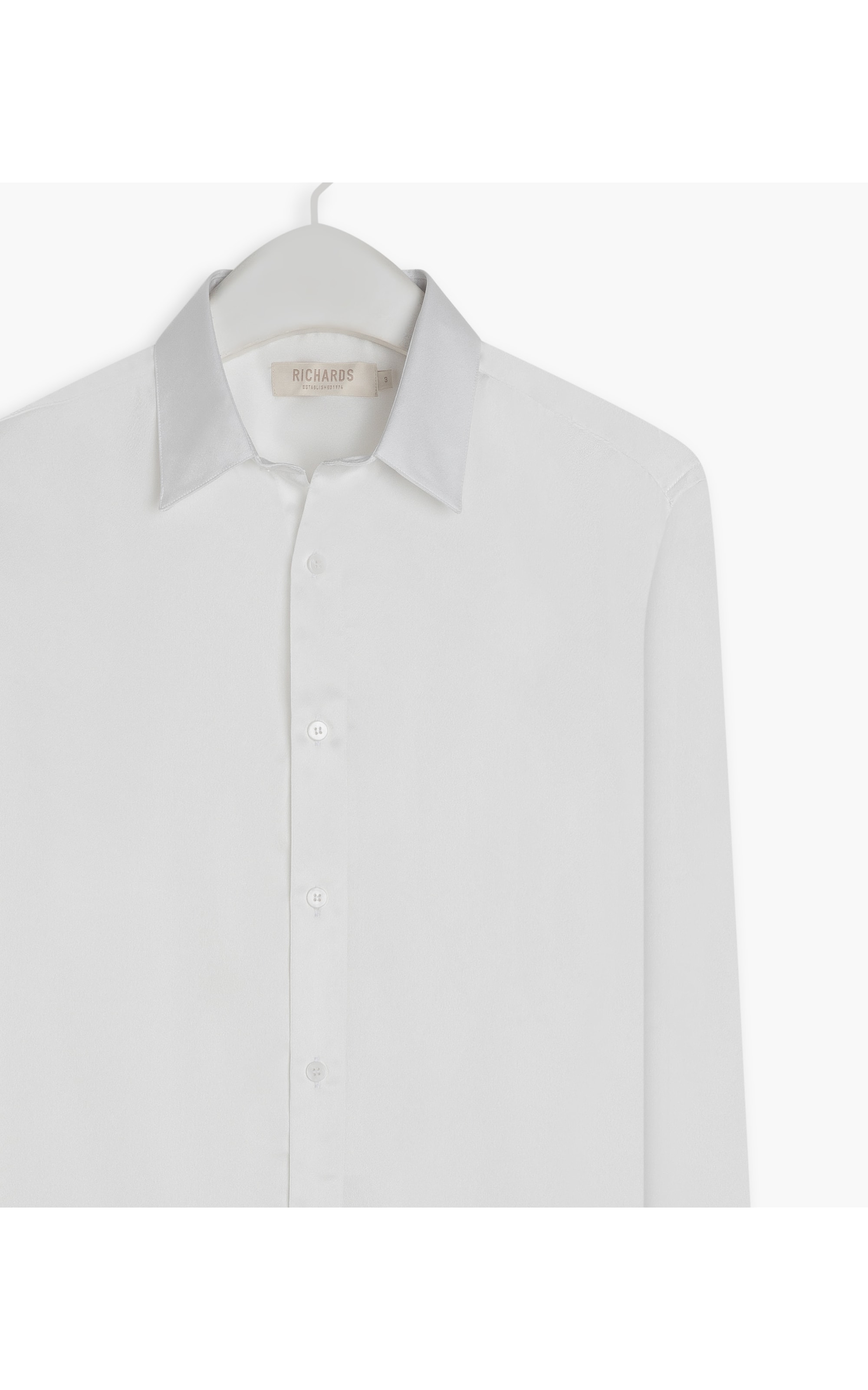 Camisa Sian Liso Ml Branco