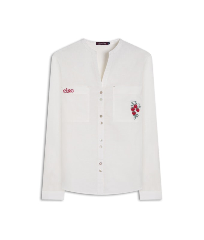 Camisa Sicilia Linho Blend Branco