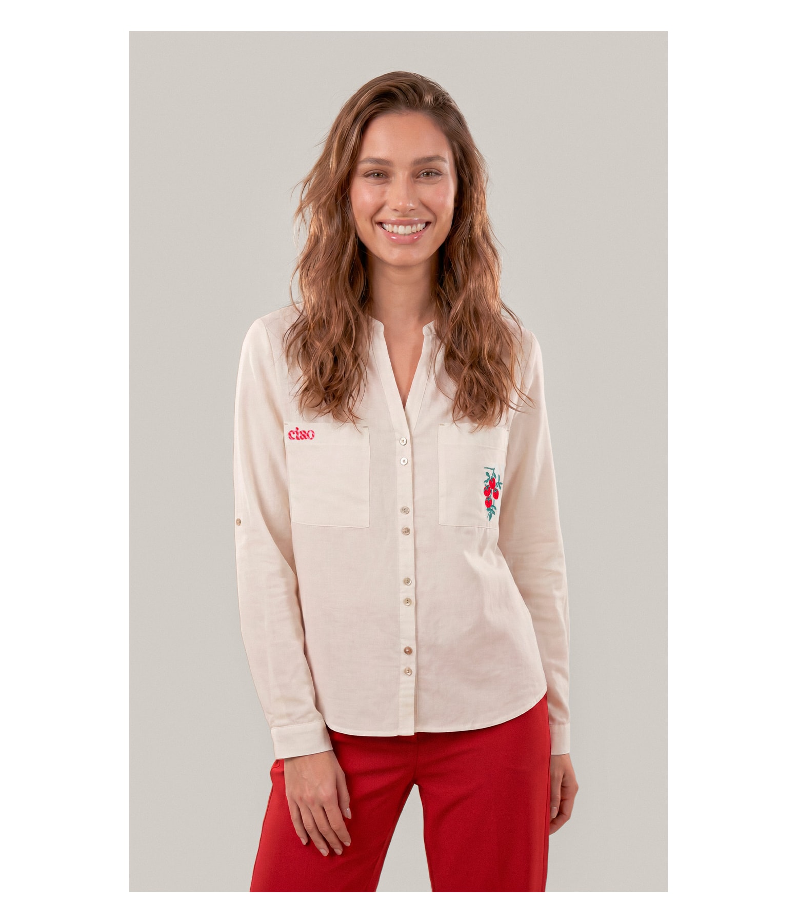 Camisa Sicilia Linho Blend Branco