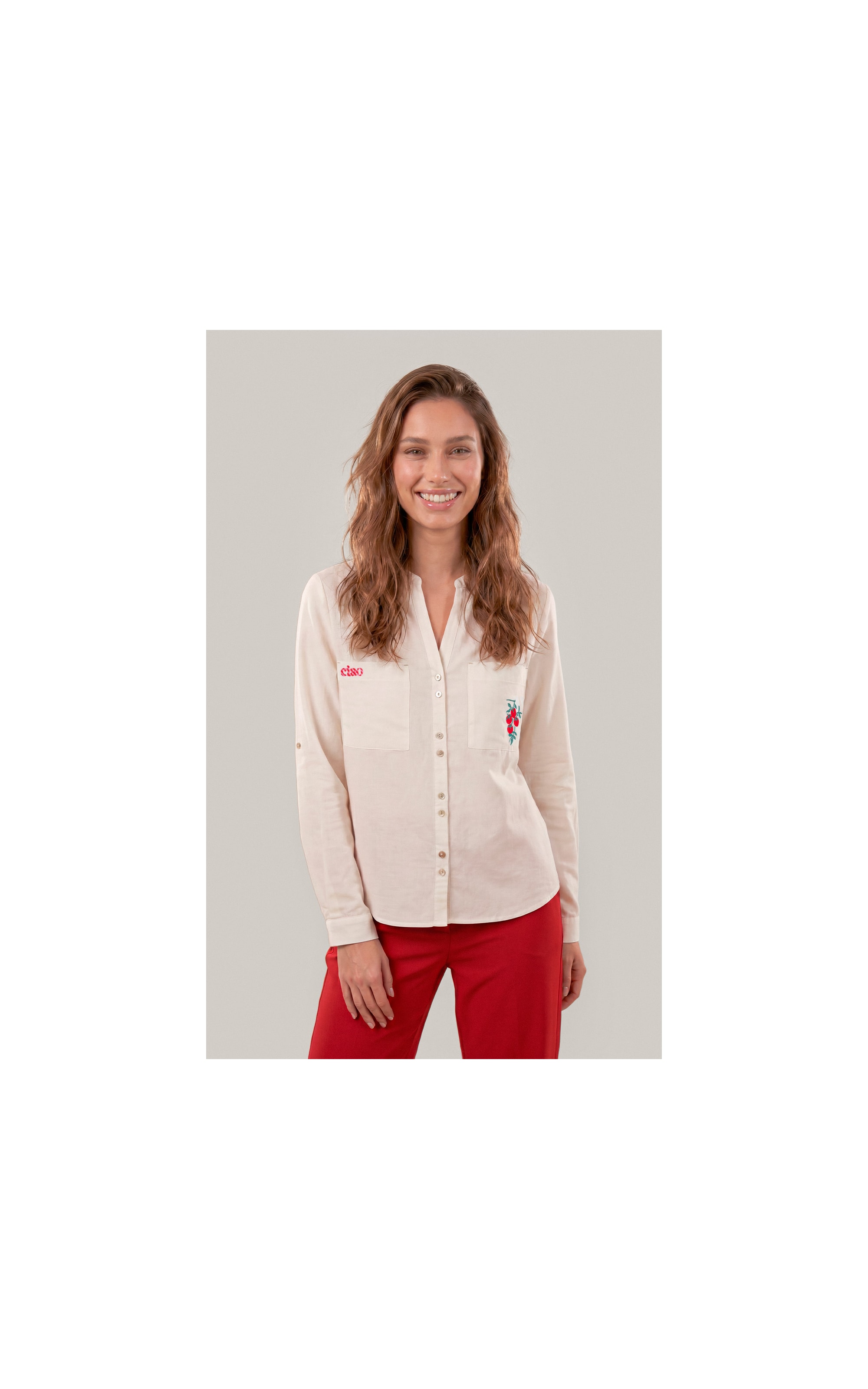 Camisa Sicilia Linho Blend Branco