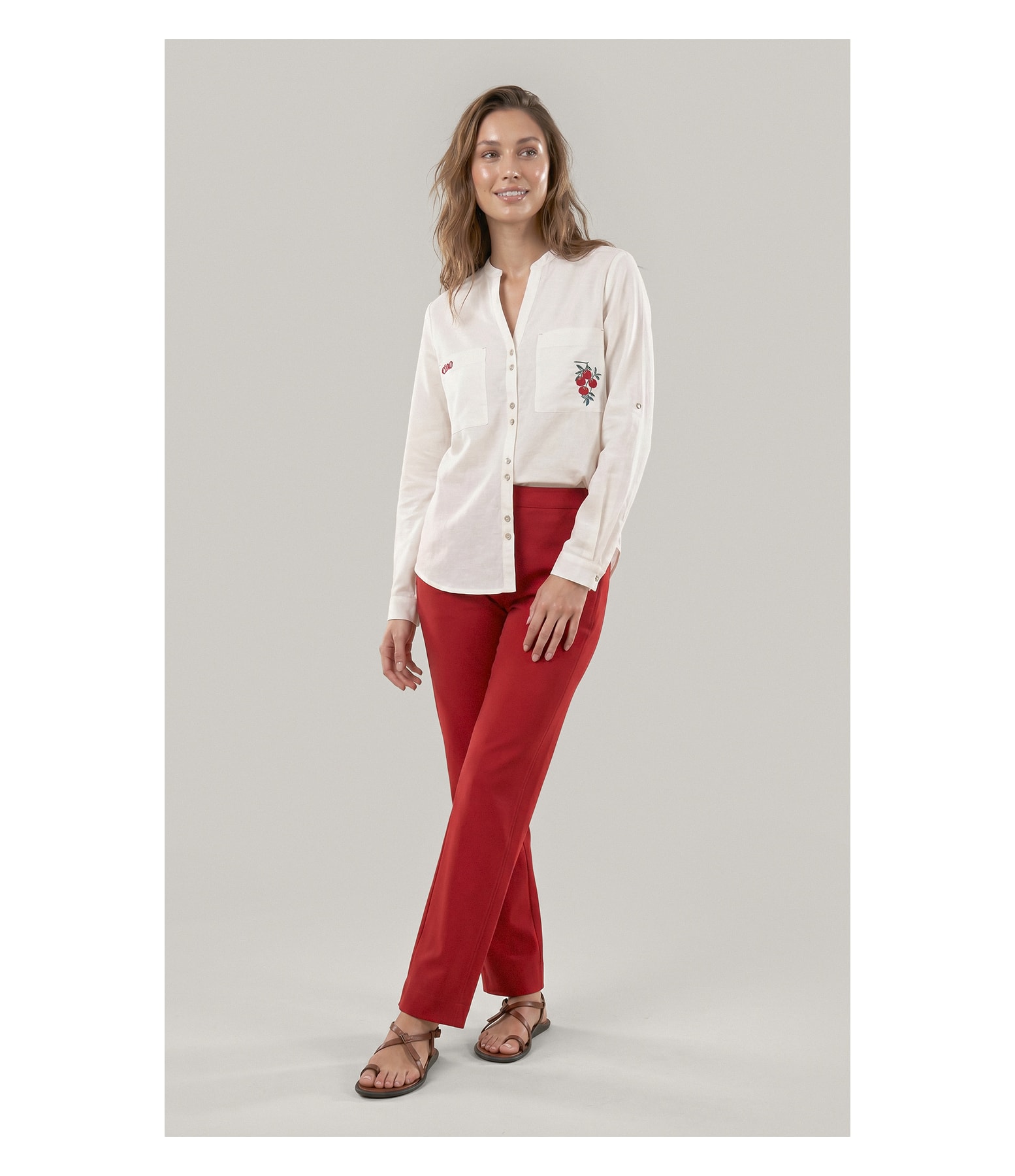 Camisa Sicilia Linho Blend Branco