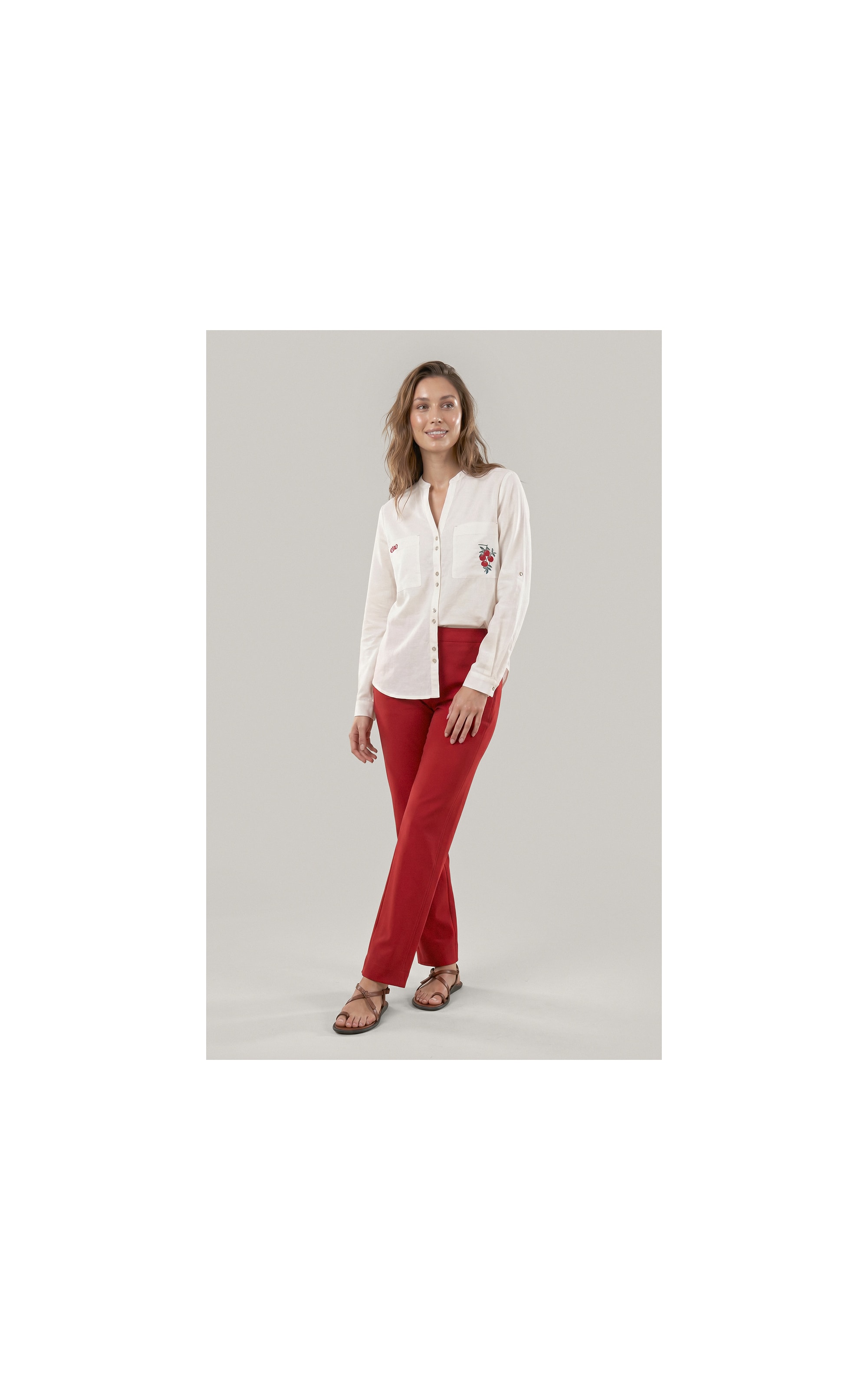 Camisa Sicilia Linho Blend Branco
