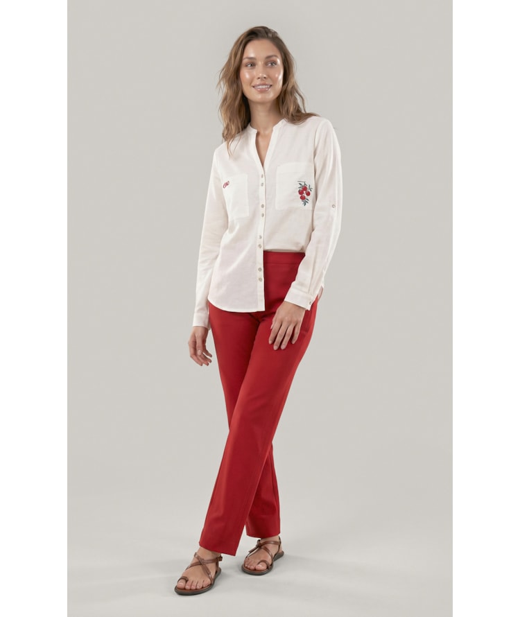 Camisa Sicilia Linho Blend Branco