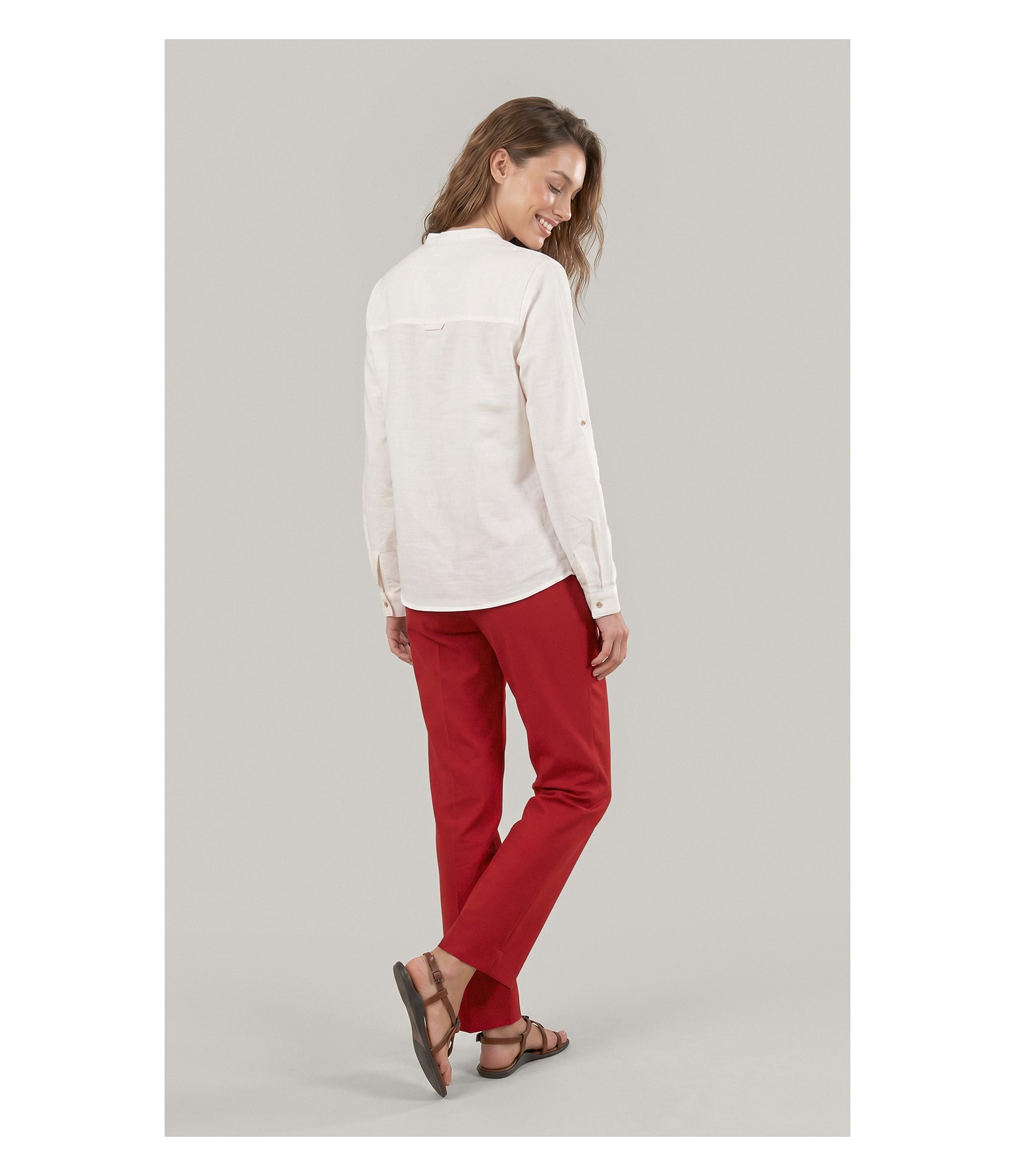 Camisa Sicilia Linho Blend Branco