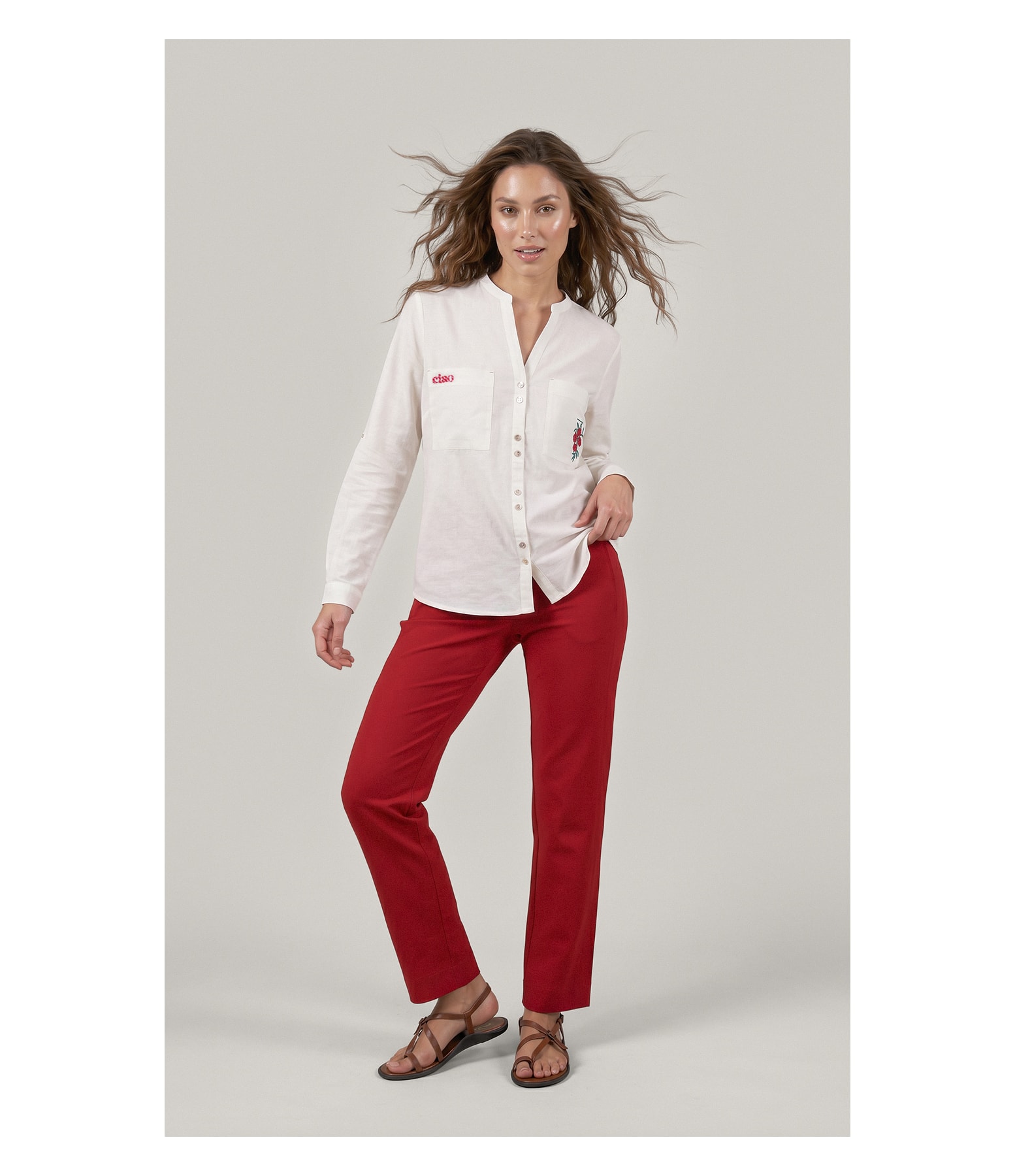 Camisa Sicilia Linho Blend Branco