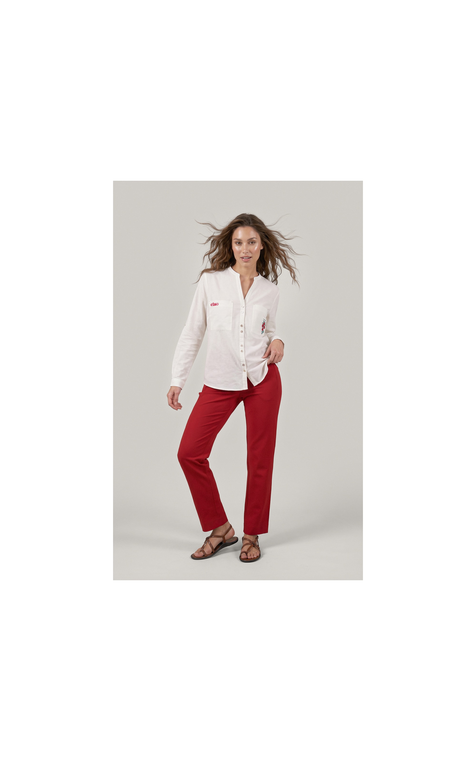 Camisa Sicilia Linho Blend Branco
