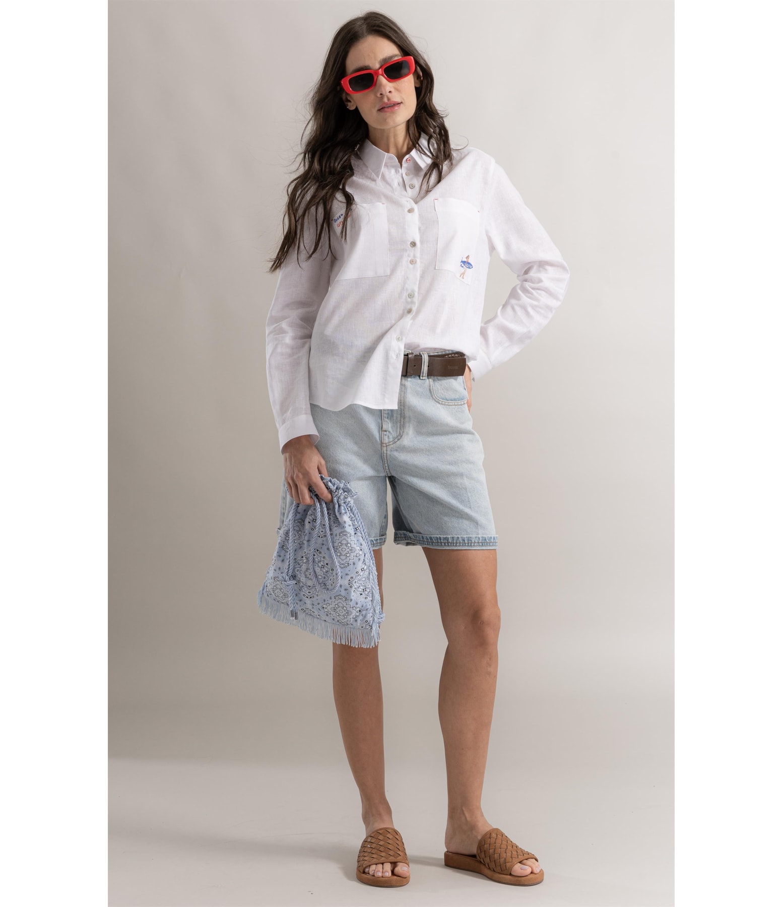 Camisa Sicilia Linho Branco