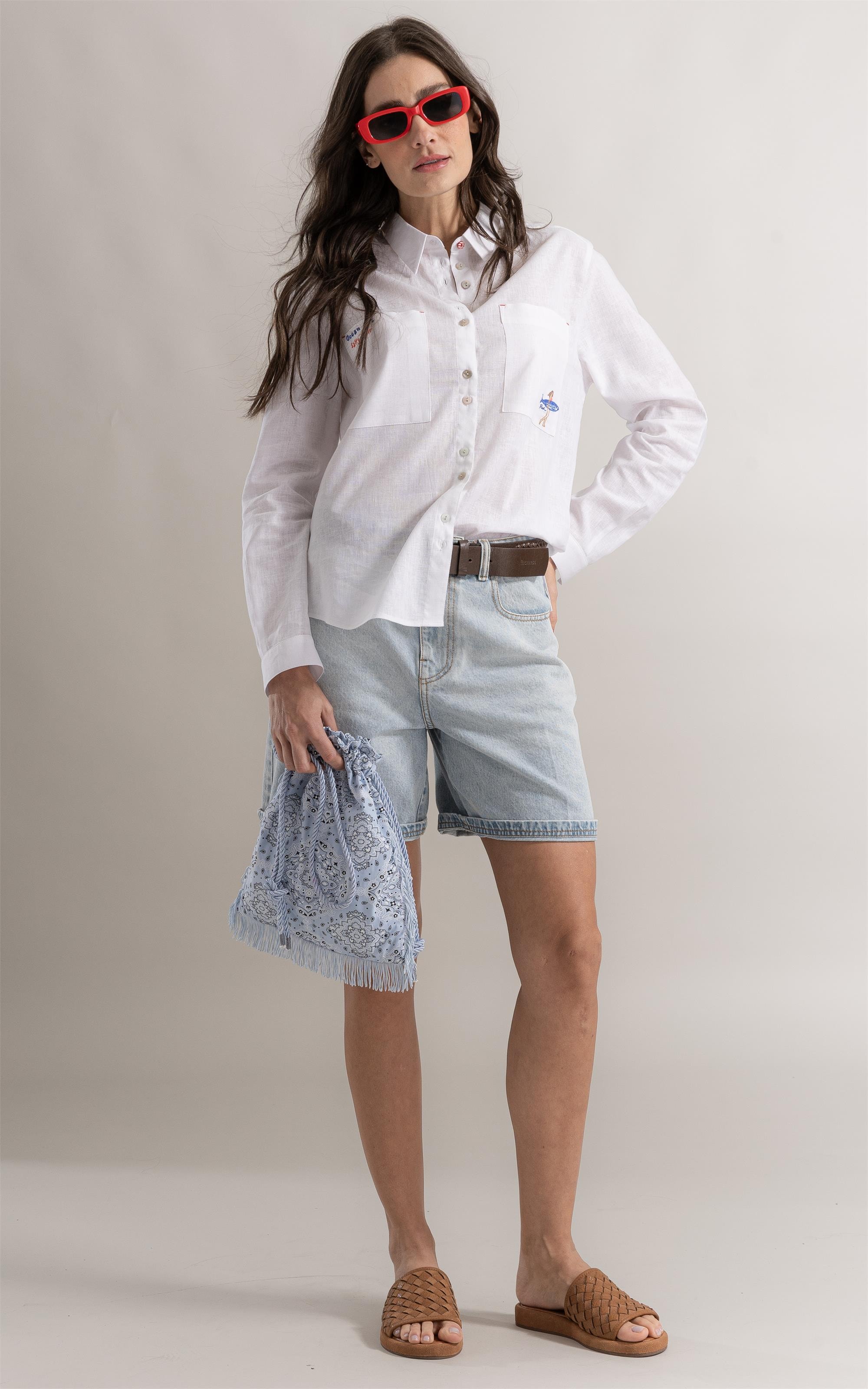 Camisa Sicilia Linho Branco