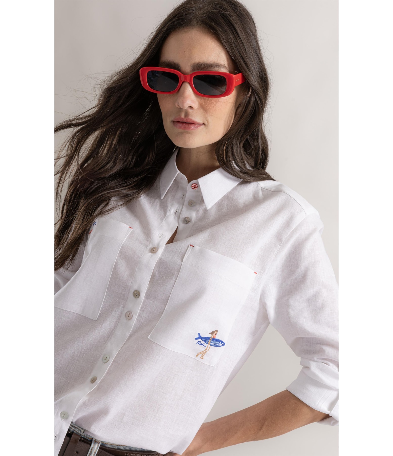 Camisa Sicilia Linho Branco