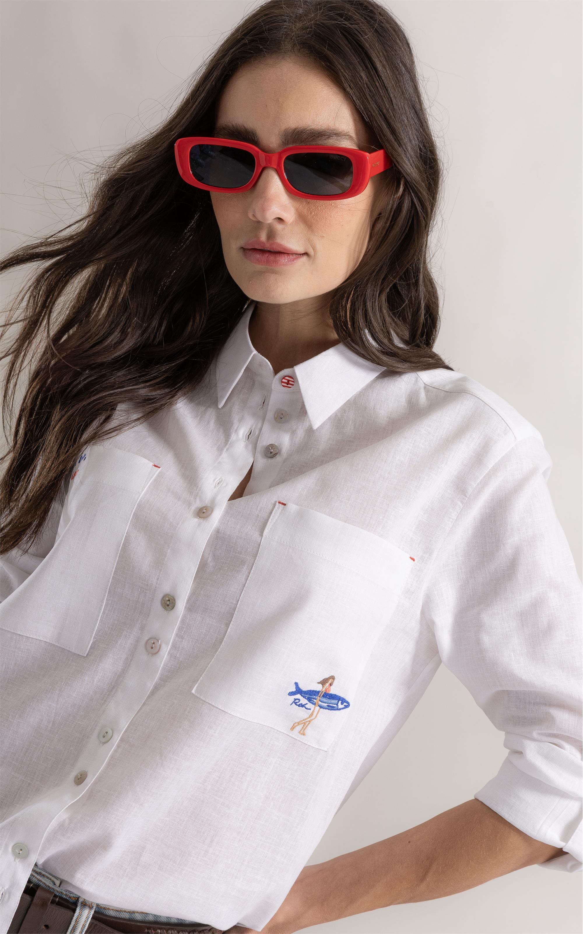 Camisa Sicilia Linho Branco