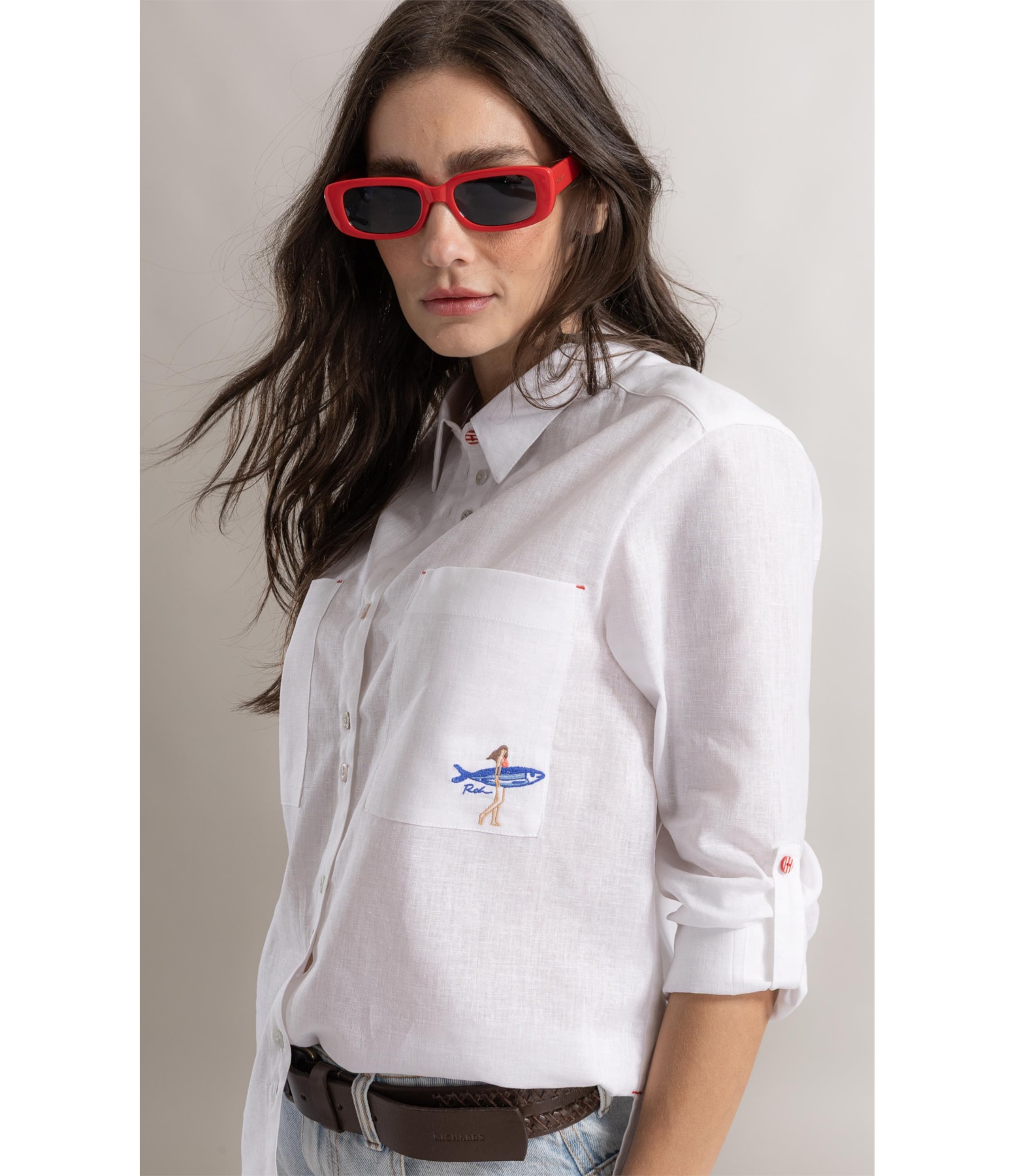 Camisa Sicilia Linho Branco