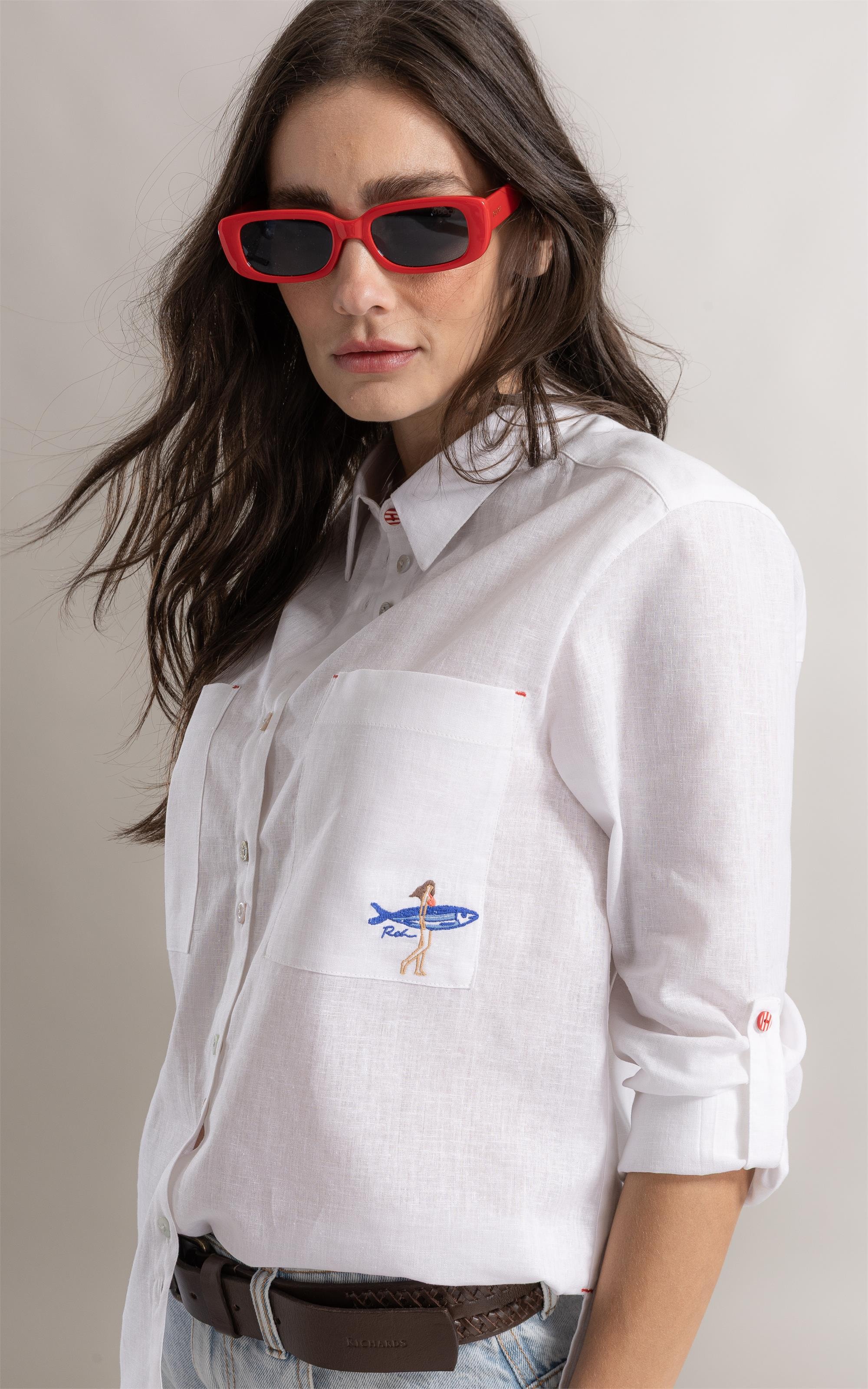 Camisa Sicilia Linho Branco