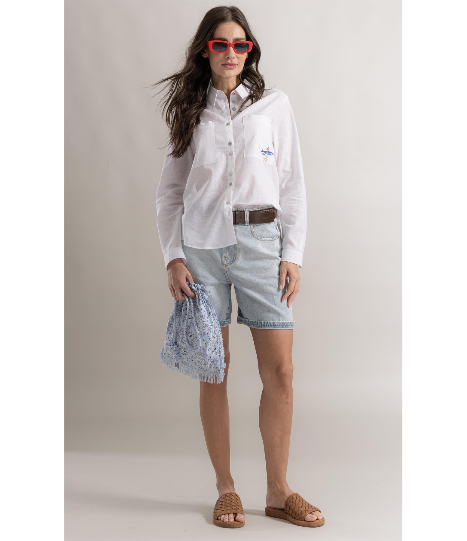Camisa Sicilia Linho Branco