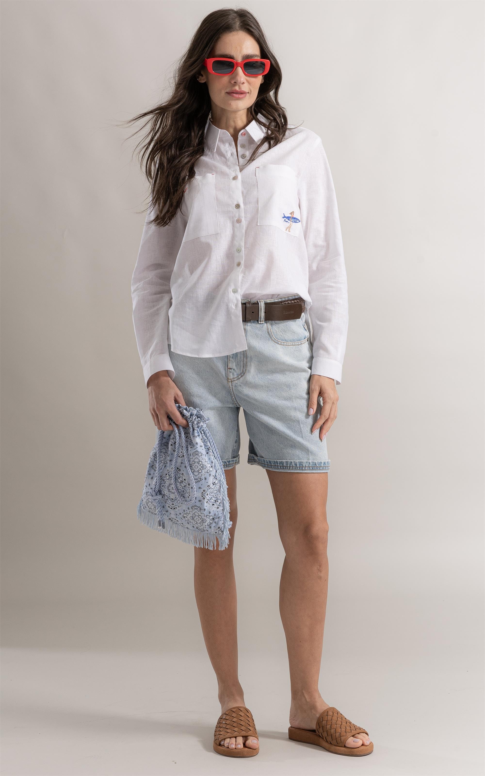 Camisa Sicilia Linho Branco