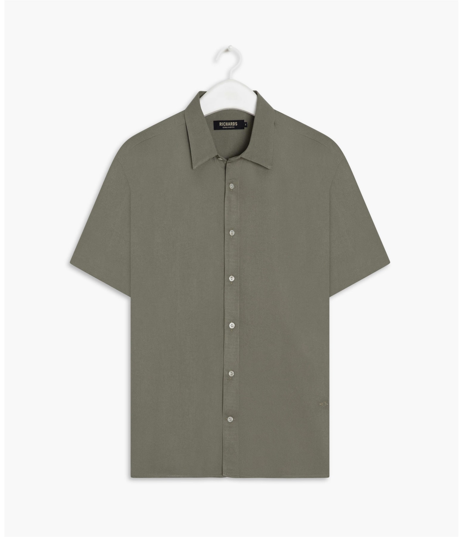 Camisa Simple Texture Mc Verde Escuro