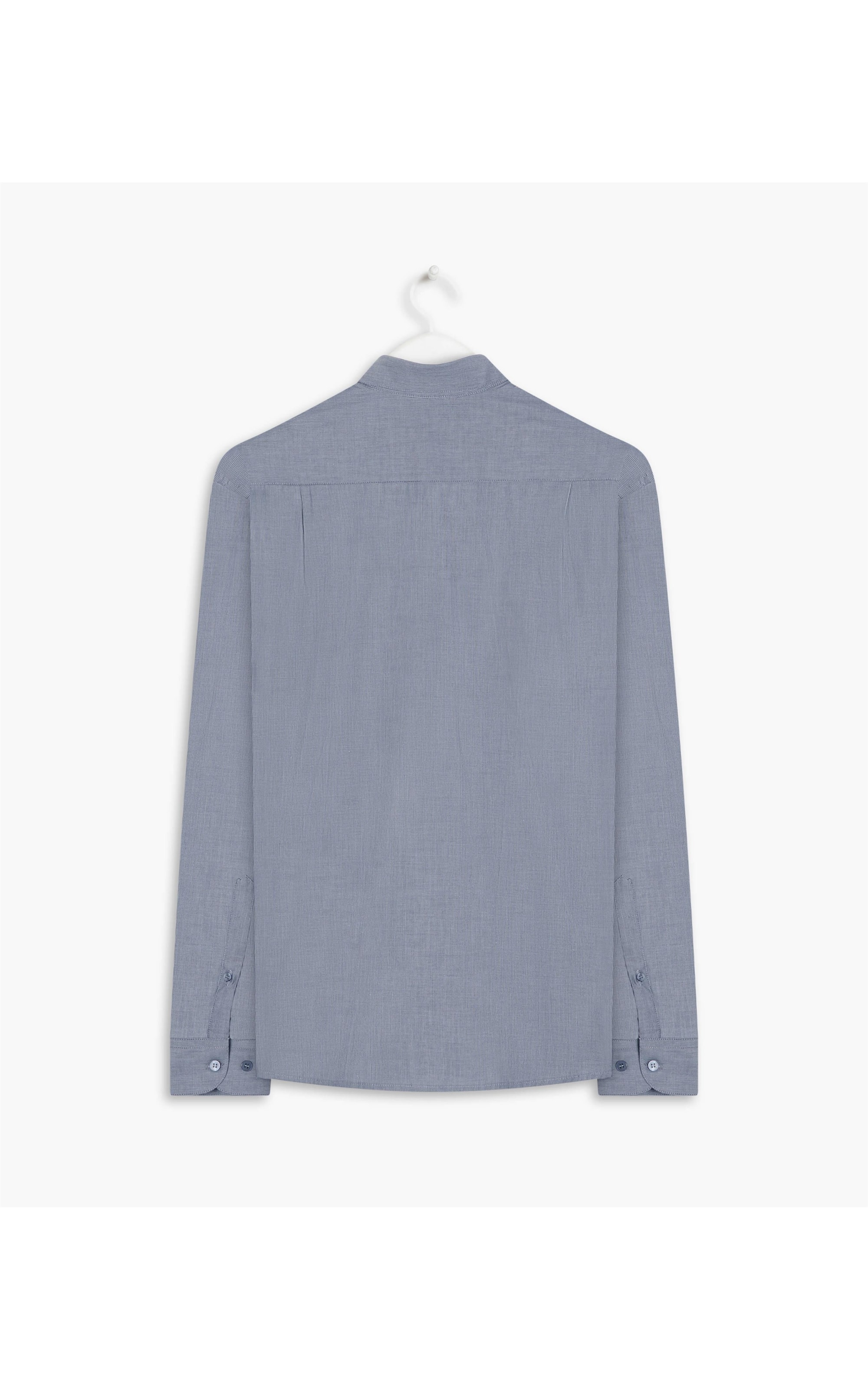 Camisa Single Striped Ml Dark Navy