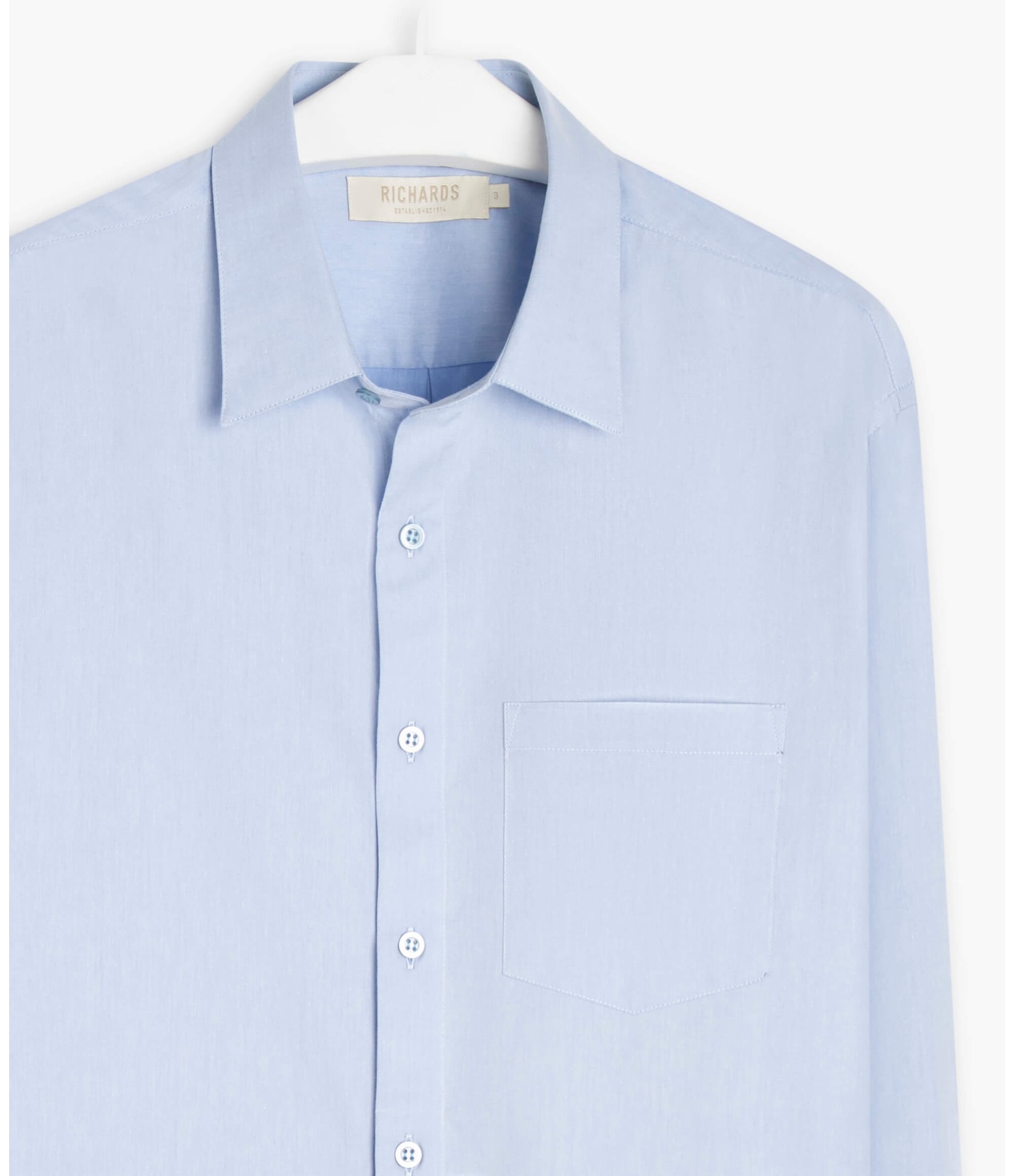 Camisa Skin Ml Azul Bic