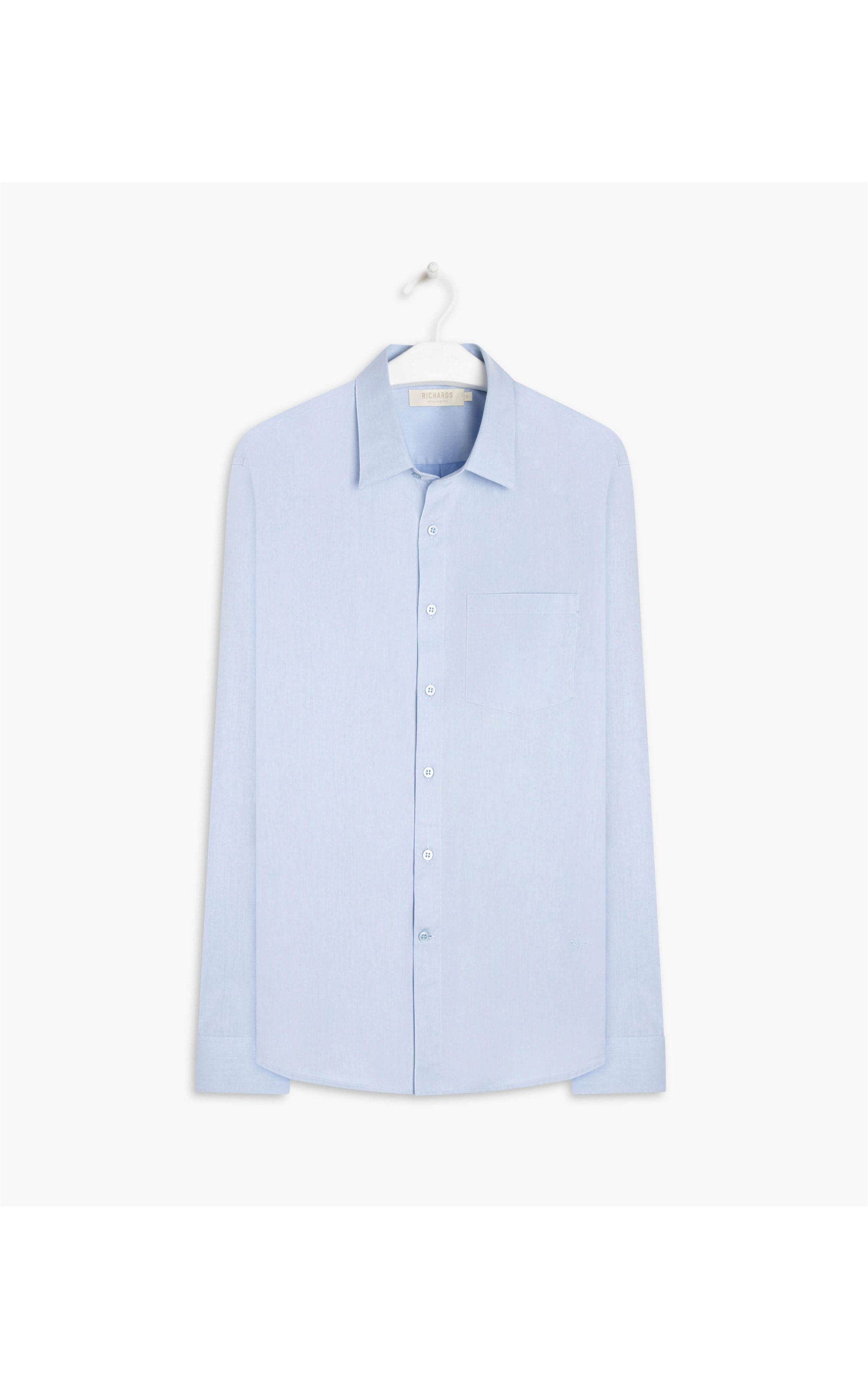 Camisa Skin Ml Azul Bic